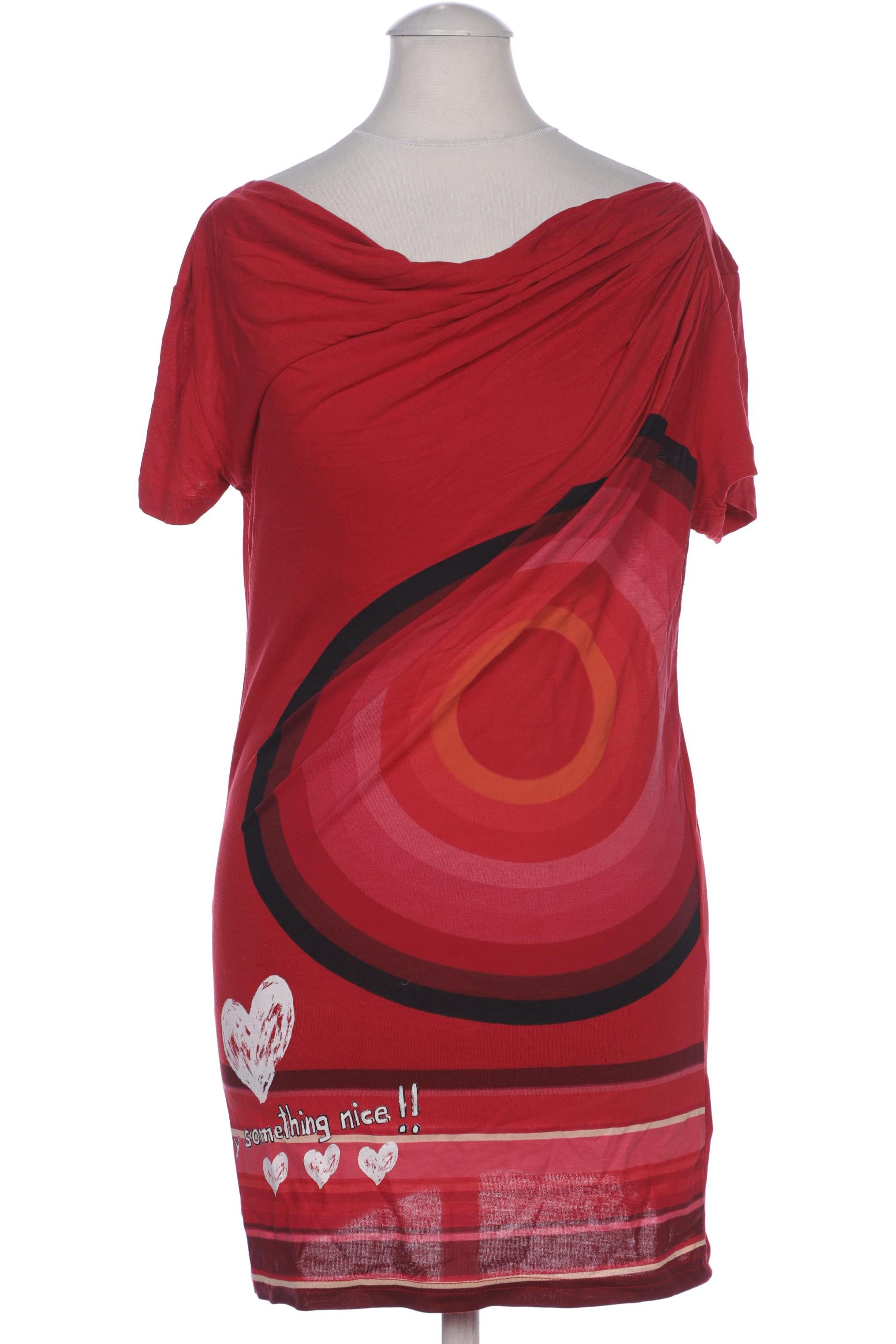 

Desigual Damen T-Shirt, rot, Gr. 34