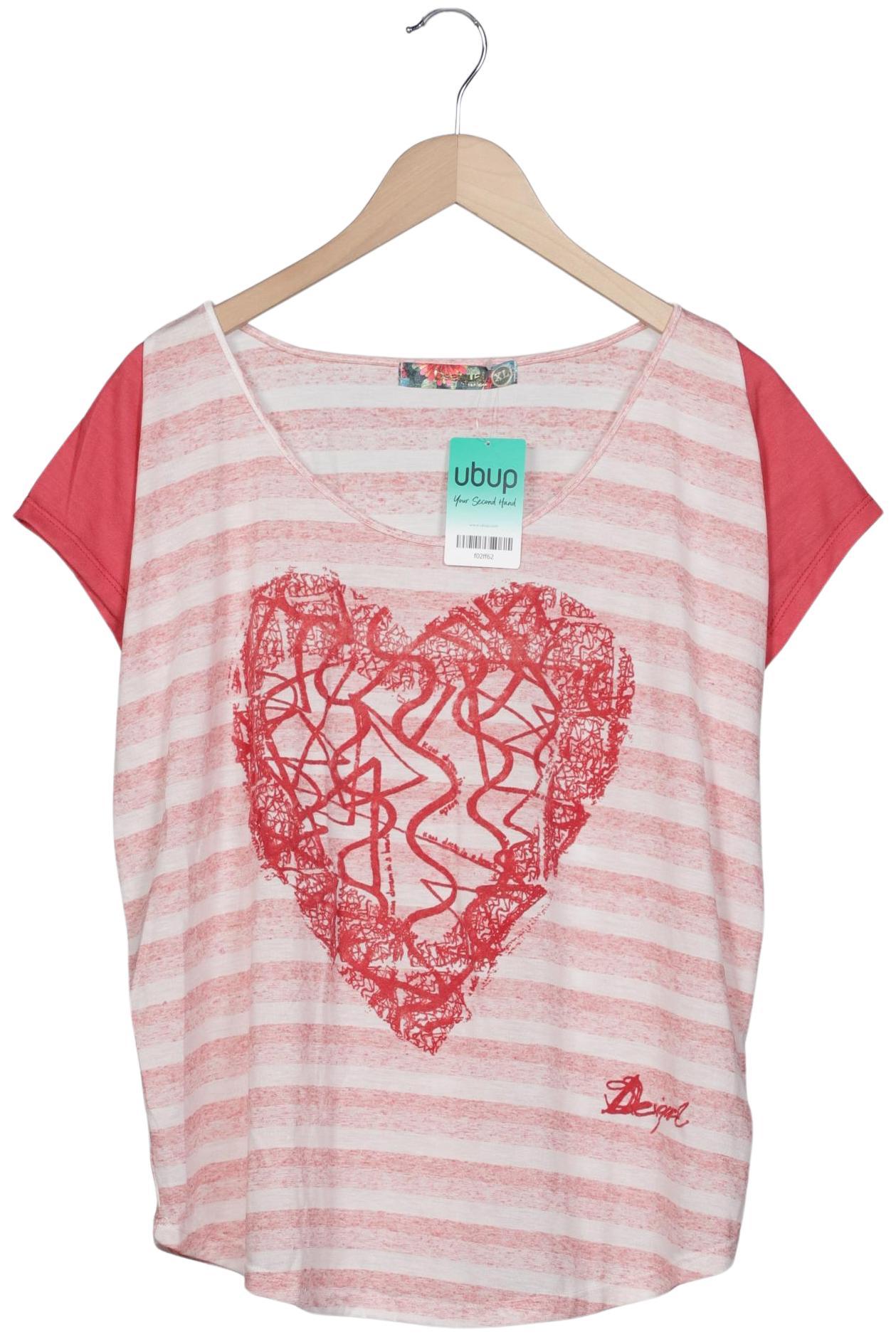 

Desigual Damen T-Shirt, rot, Gr. 44