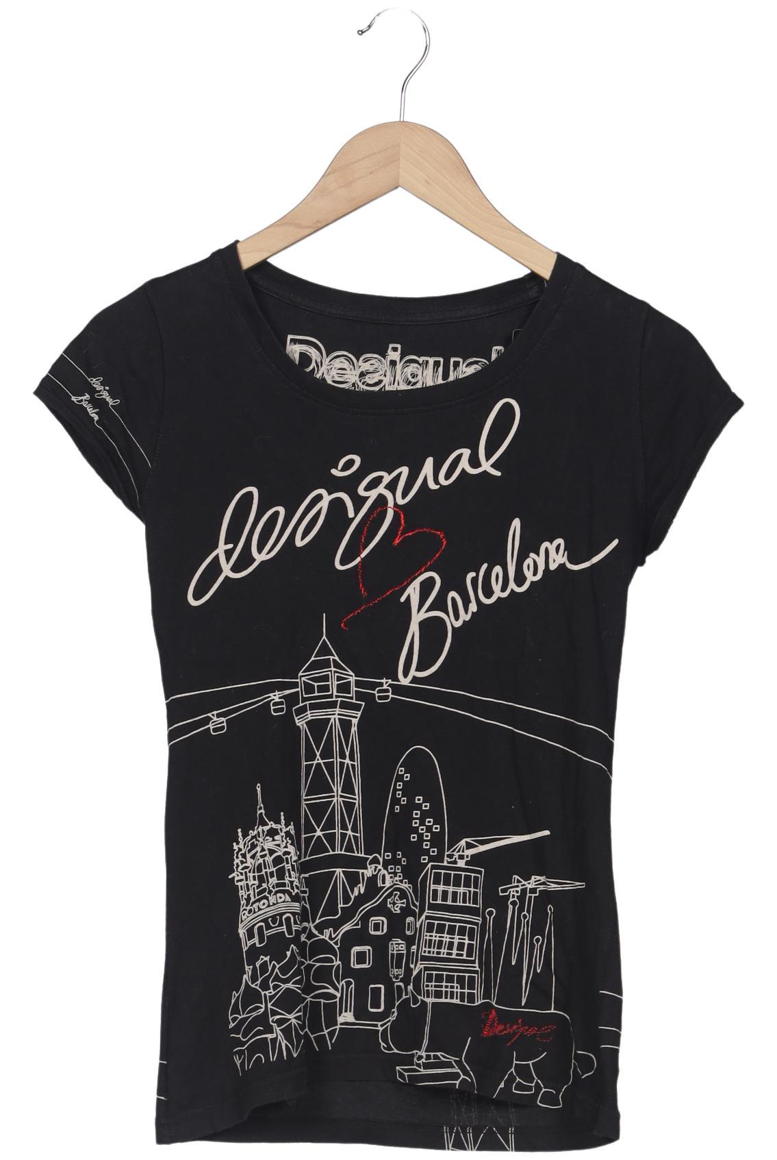 

Desigual Damen T-Shirt, schwarz, Gr. 42