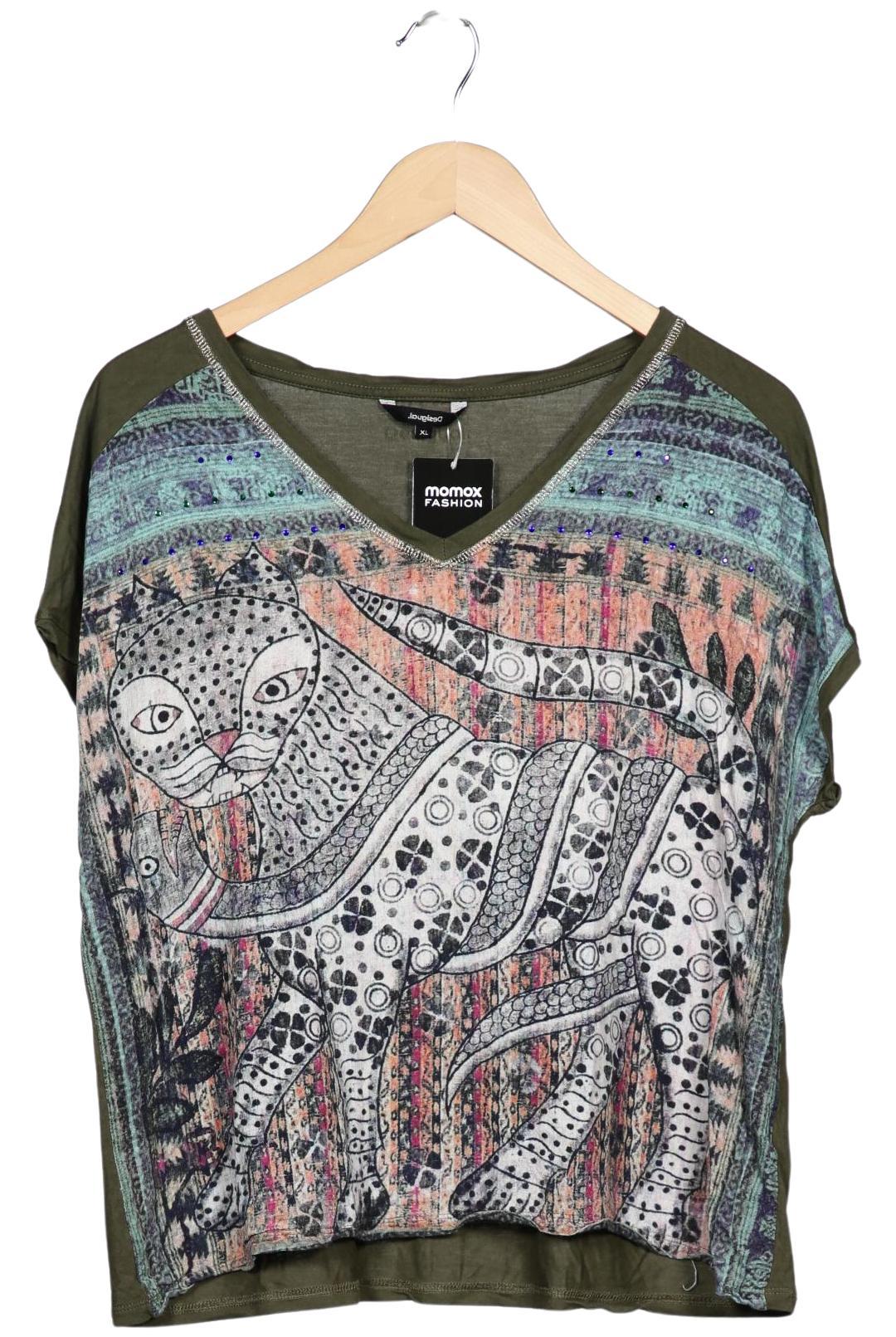 

Desigual Damen T-Shirt, grün, Gr. 44