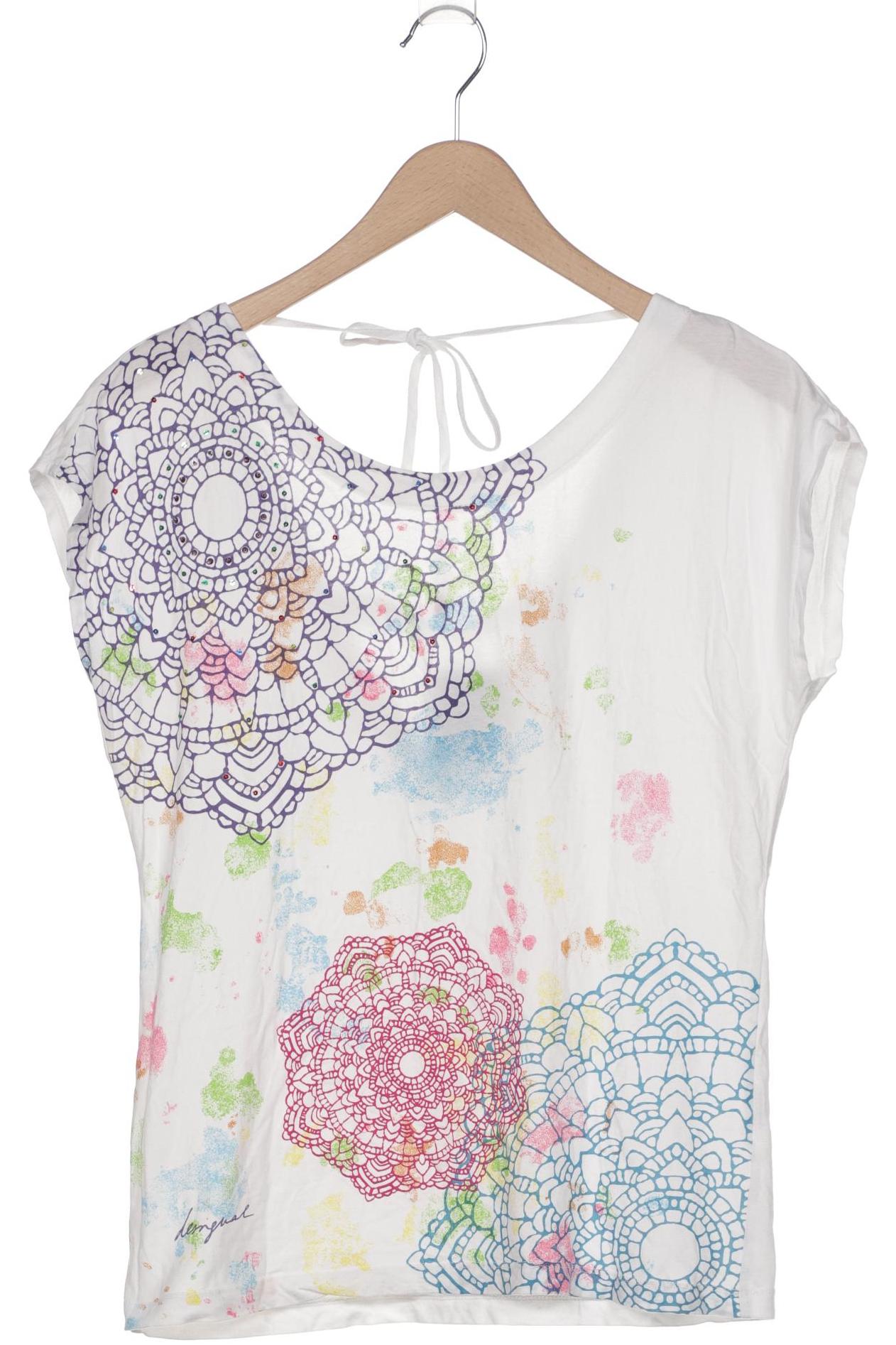 

Desigual Damen T-Shirt, weiß, Gr. 42