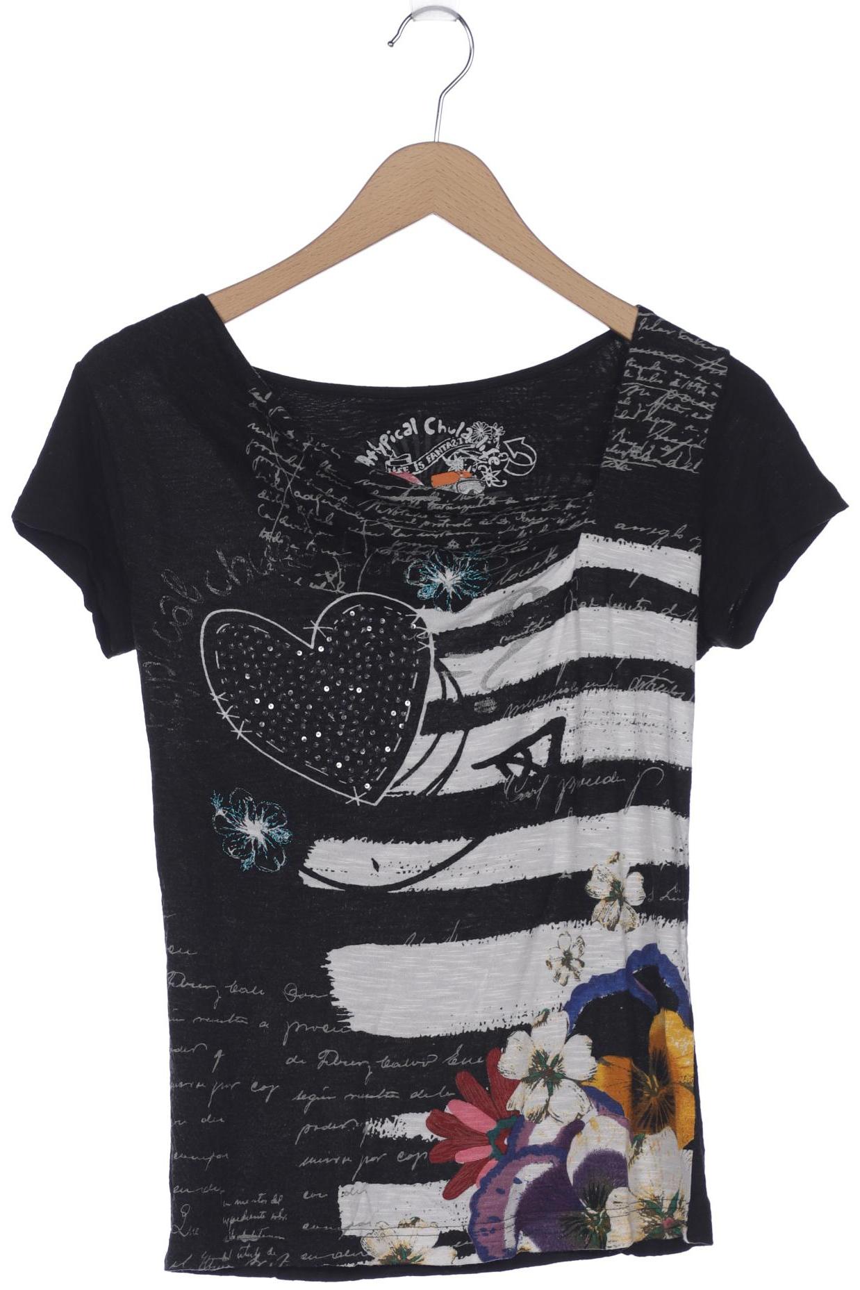 

Desigual Damen T-Shirt, schwarz
