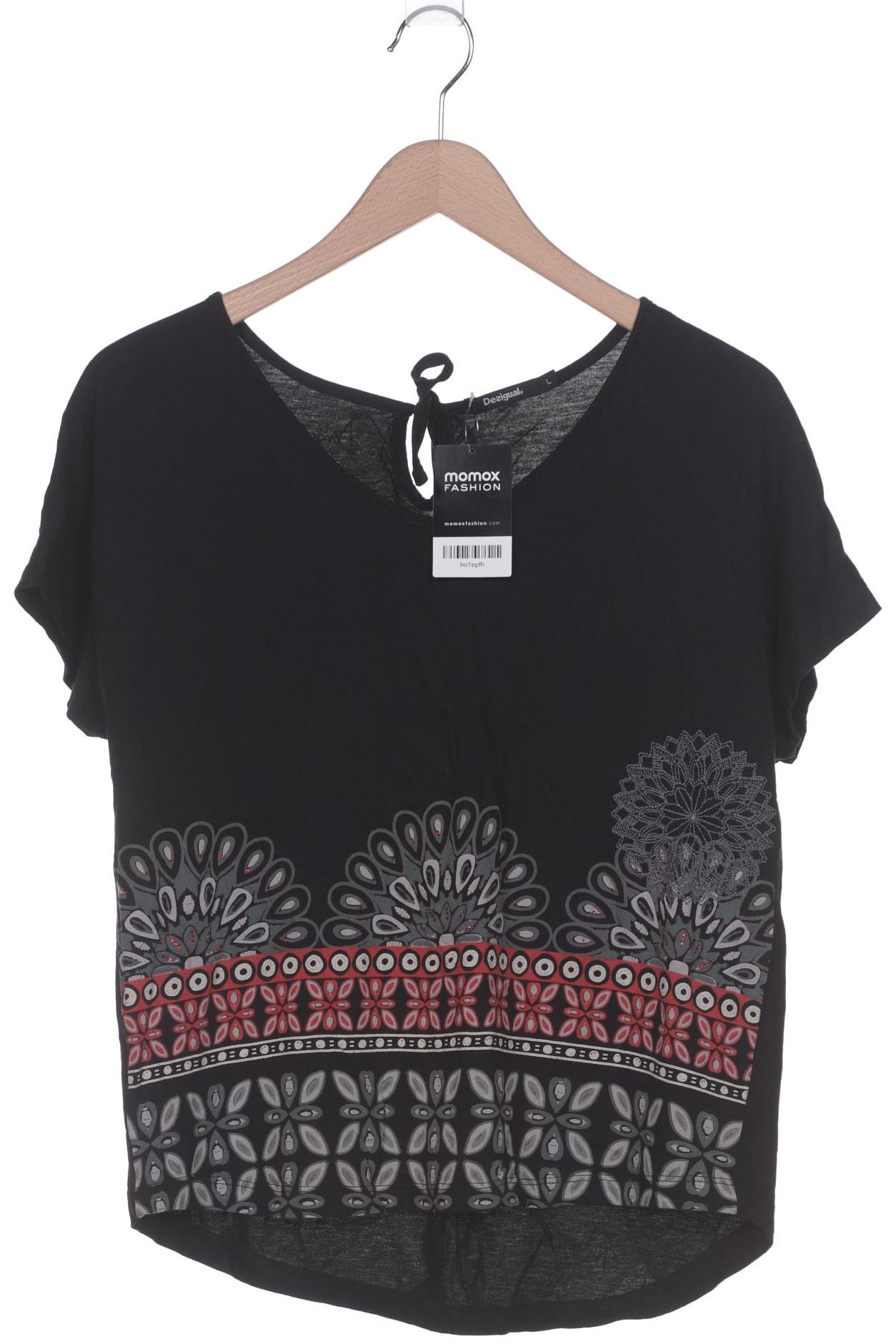 

Desigual Damen T-Shirt, schwarz, Gr. 42