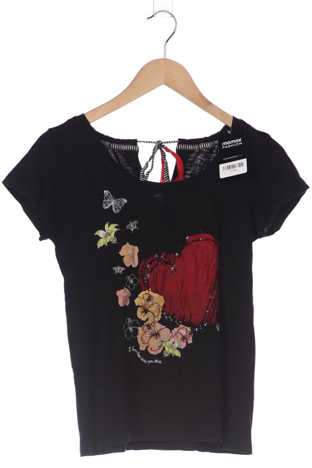 

Desigual Damen T-Shirt, schwarz, Gr. 38