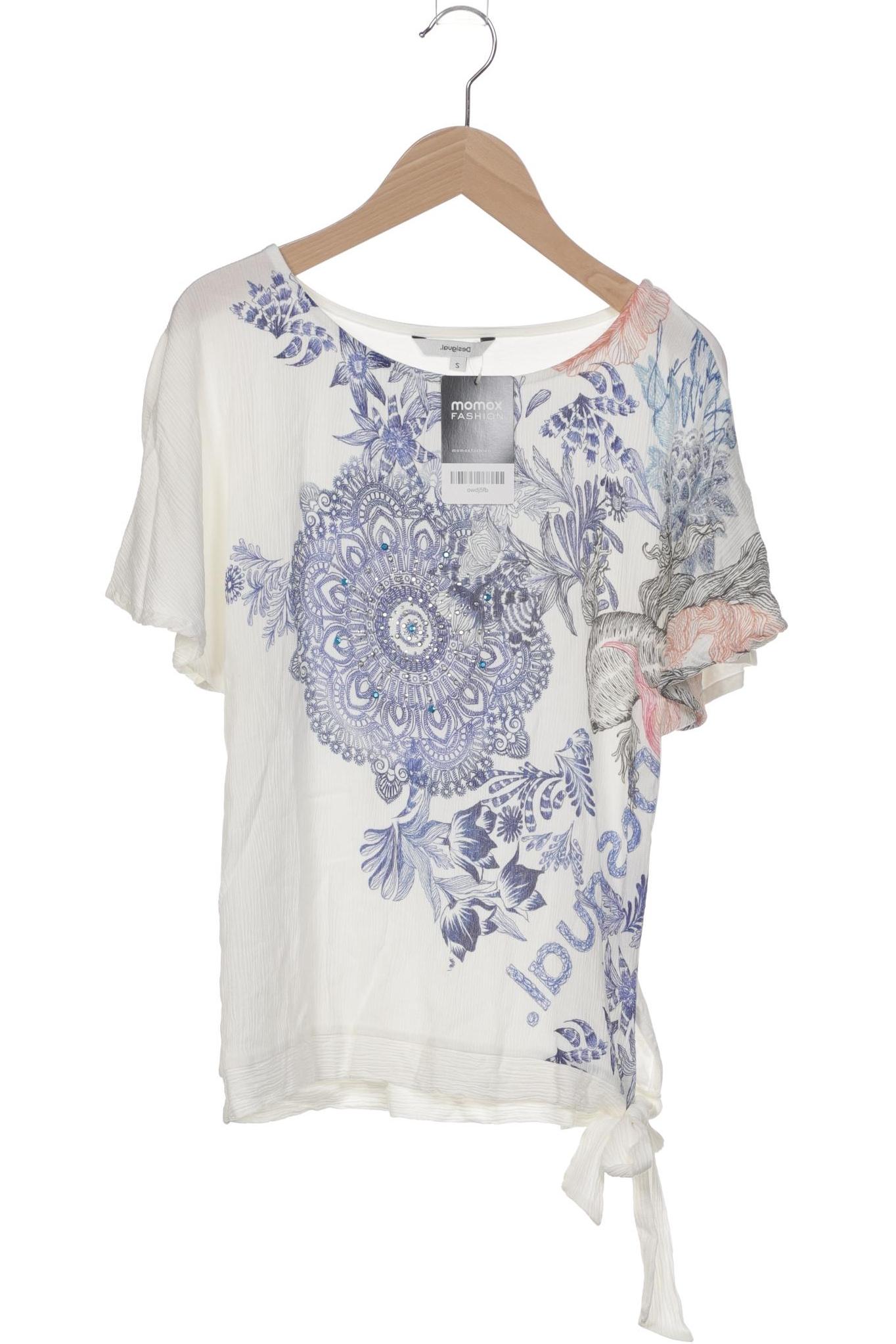 

Desigual Damen T-Shirt, weiß, Gr. 36