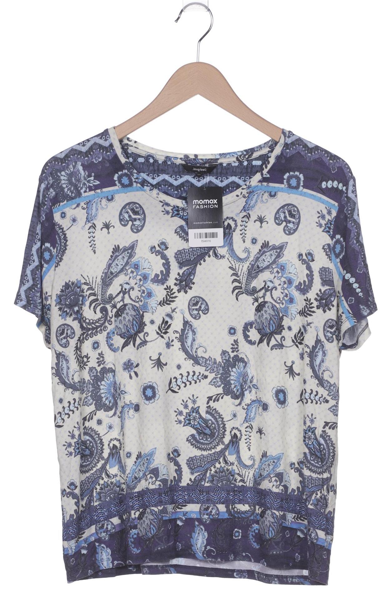 

Desigual Damen T-Shirt, blau, Gr. 44
