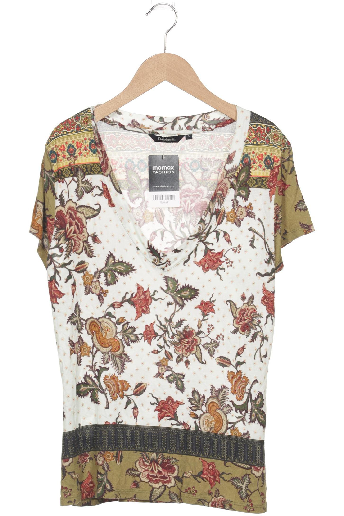 

Desigual Damen T-Shirt, mehrfarbig, Gr. 42