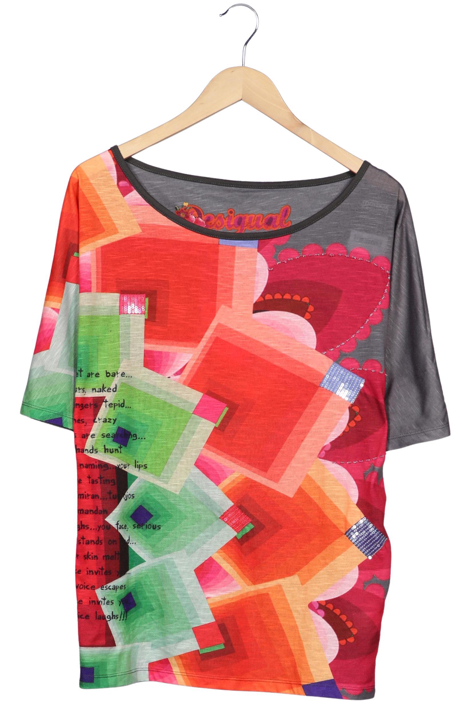 

Desigual Damen T-Shirt, mehrfarbig, Gr. 38