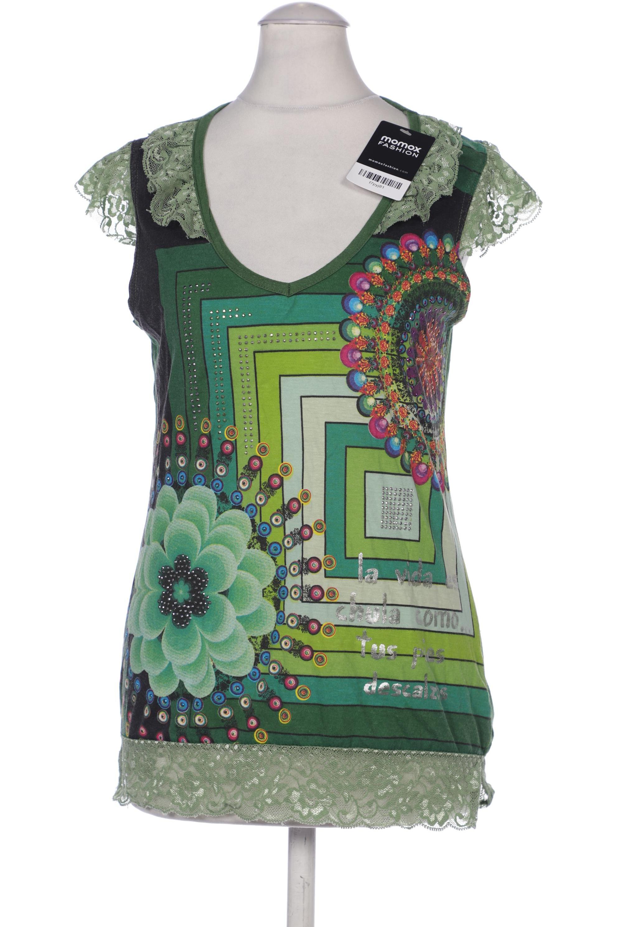 

Desigual Damen T-Shirt, grün, Gr. 36