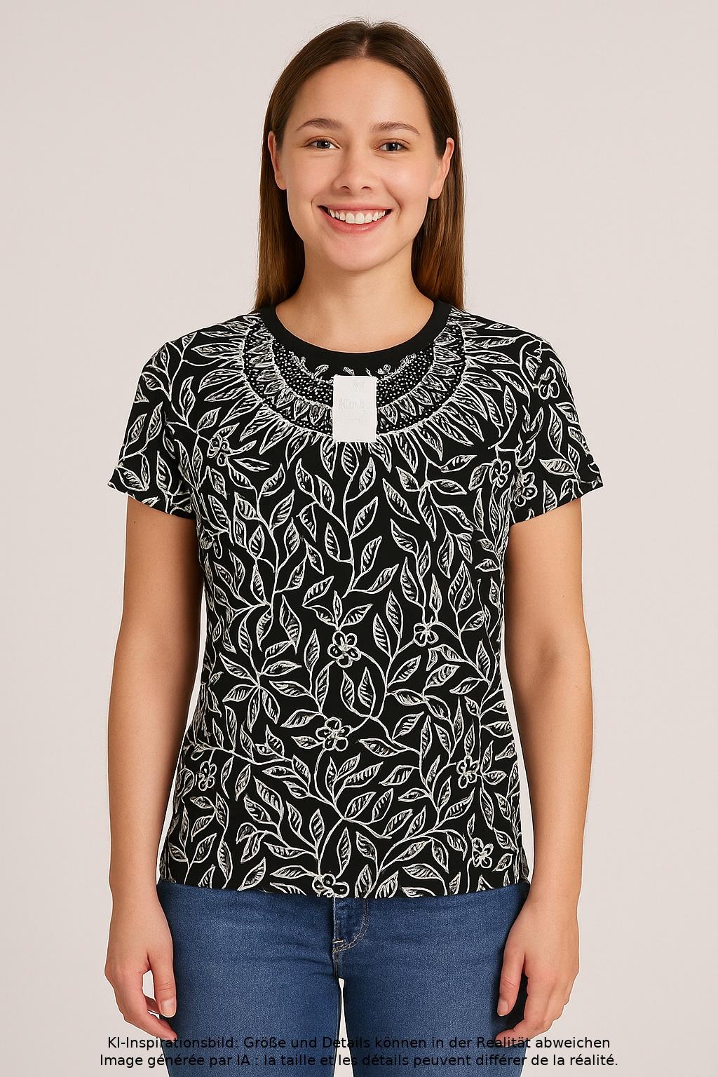 

Desigual Damen T-Shirt, mehrfarbig, Gr. 34
