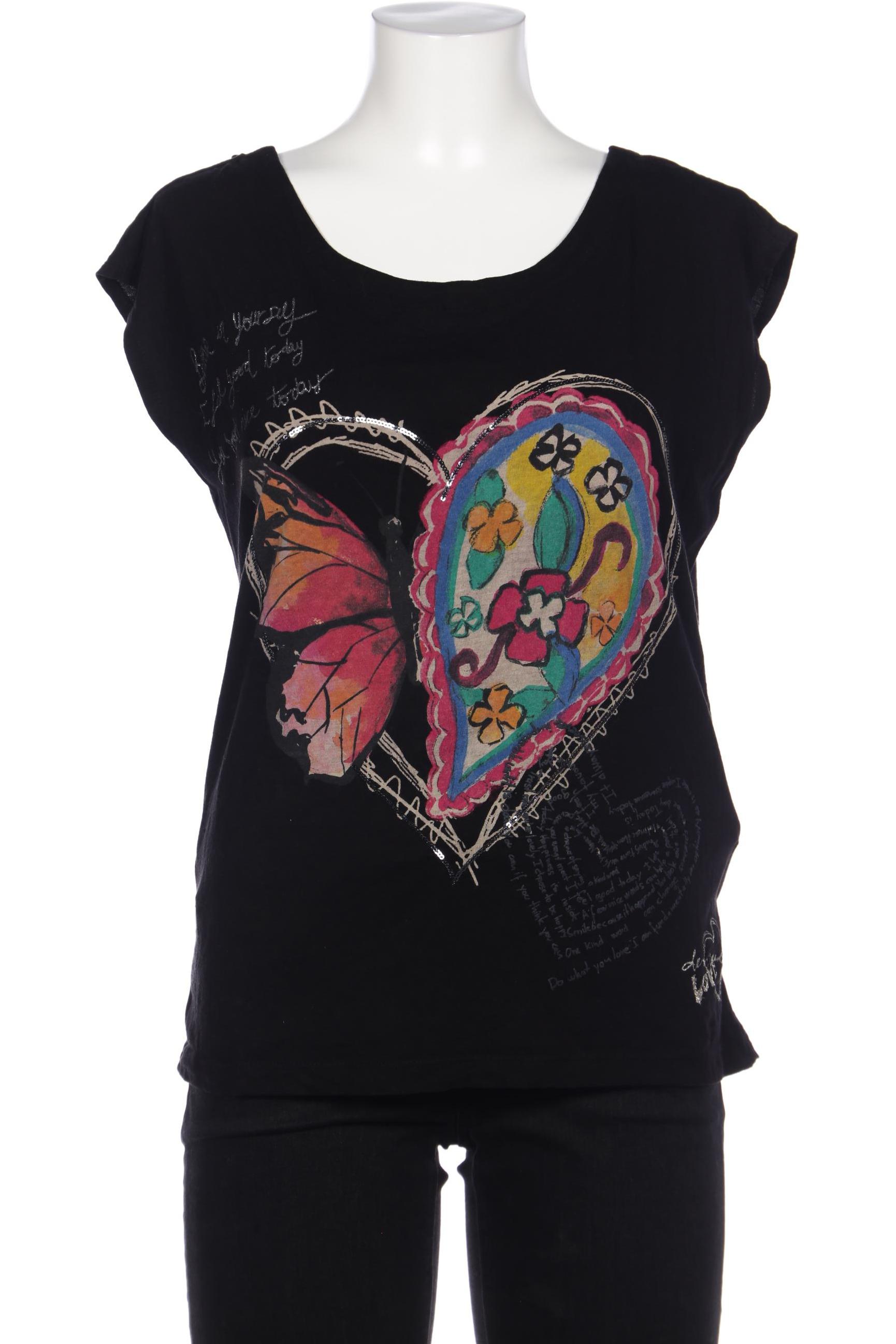 

Desigual Damen T-Shirt, schwarz