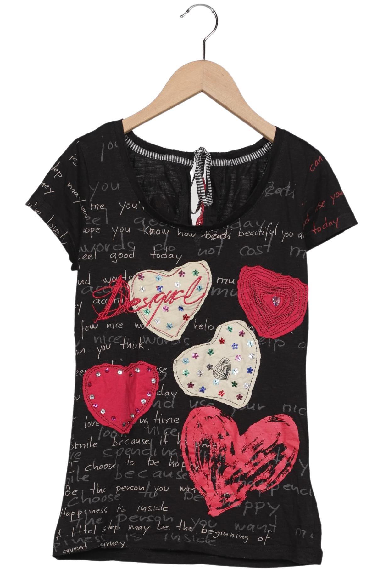 

Desigual Damen T-Shirt, schwarz, Gr. 36