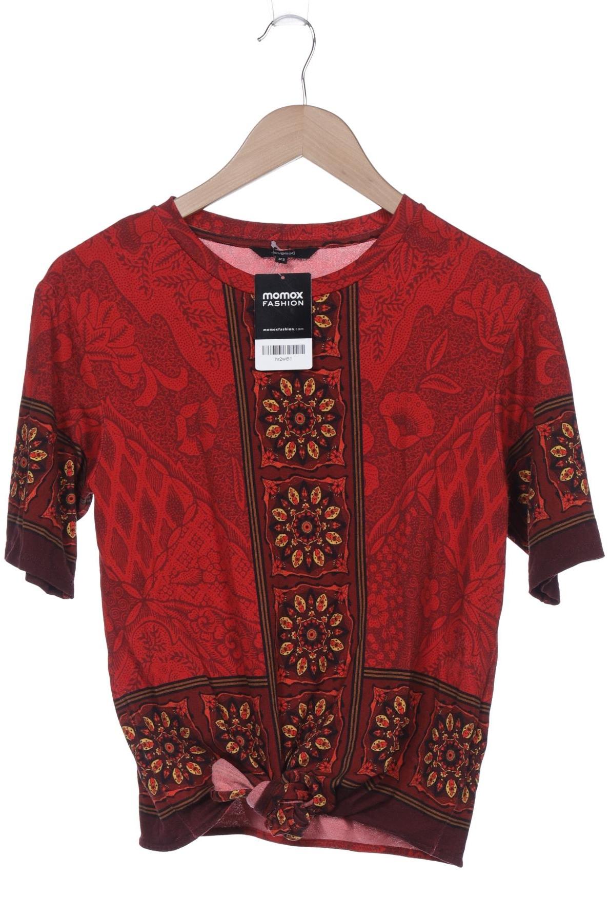 

Desigual Damen T-Shirt, rot, Gr. 34