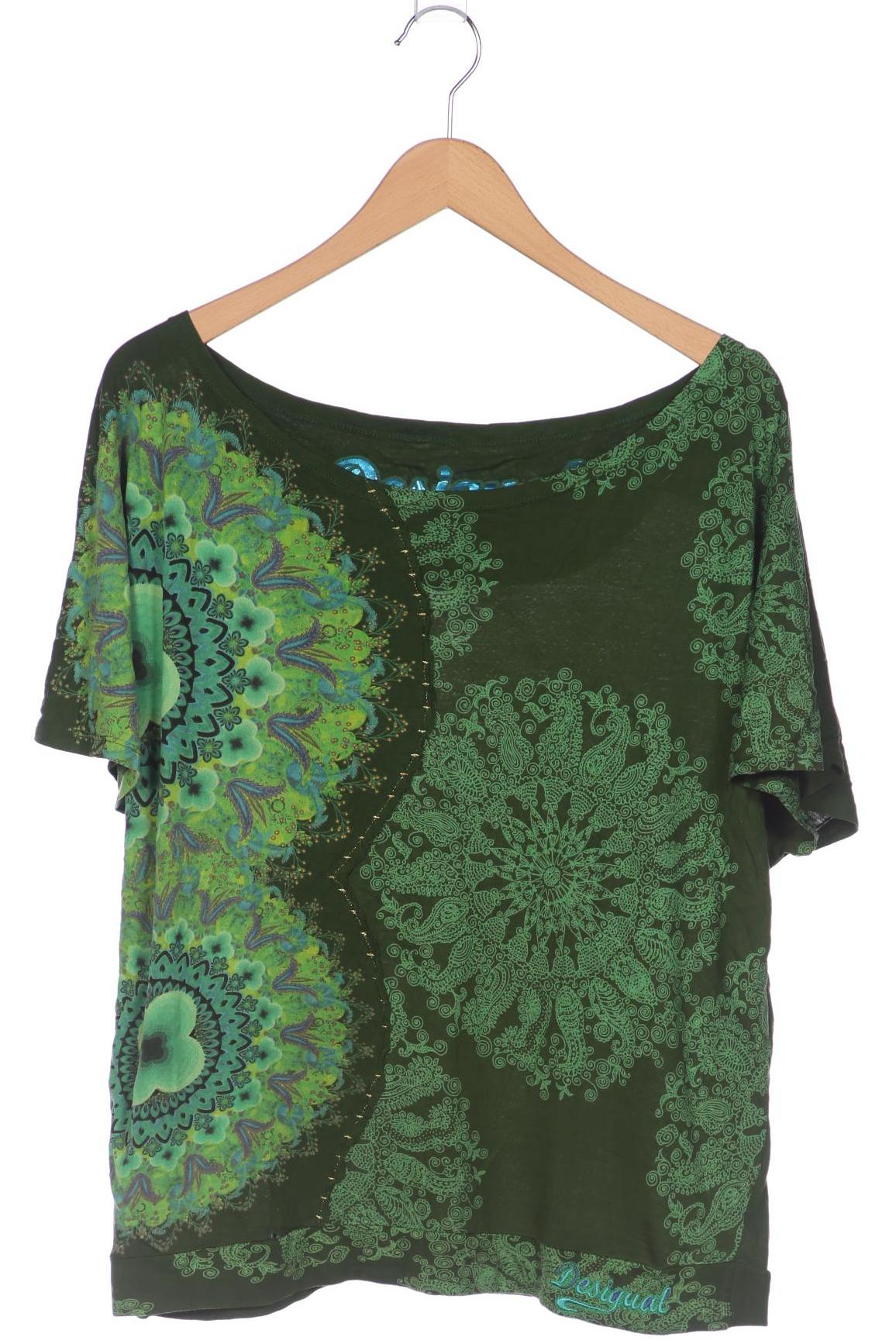 

Desigual Damen T-Shirt, grün, Gr. 42