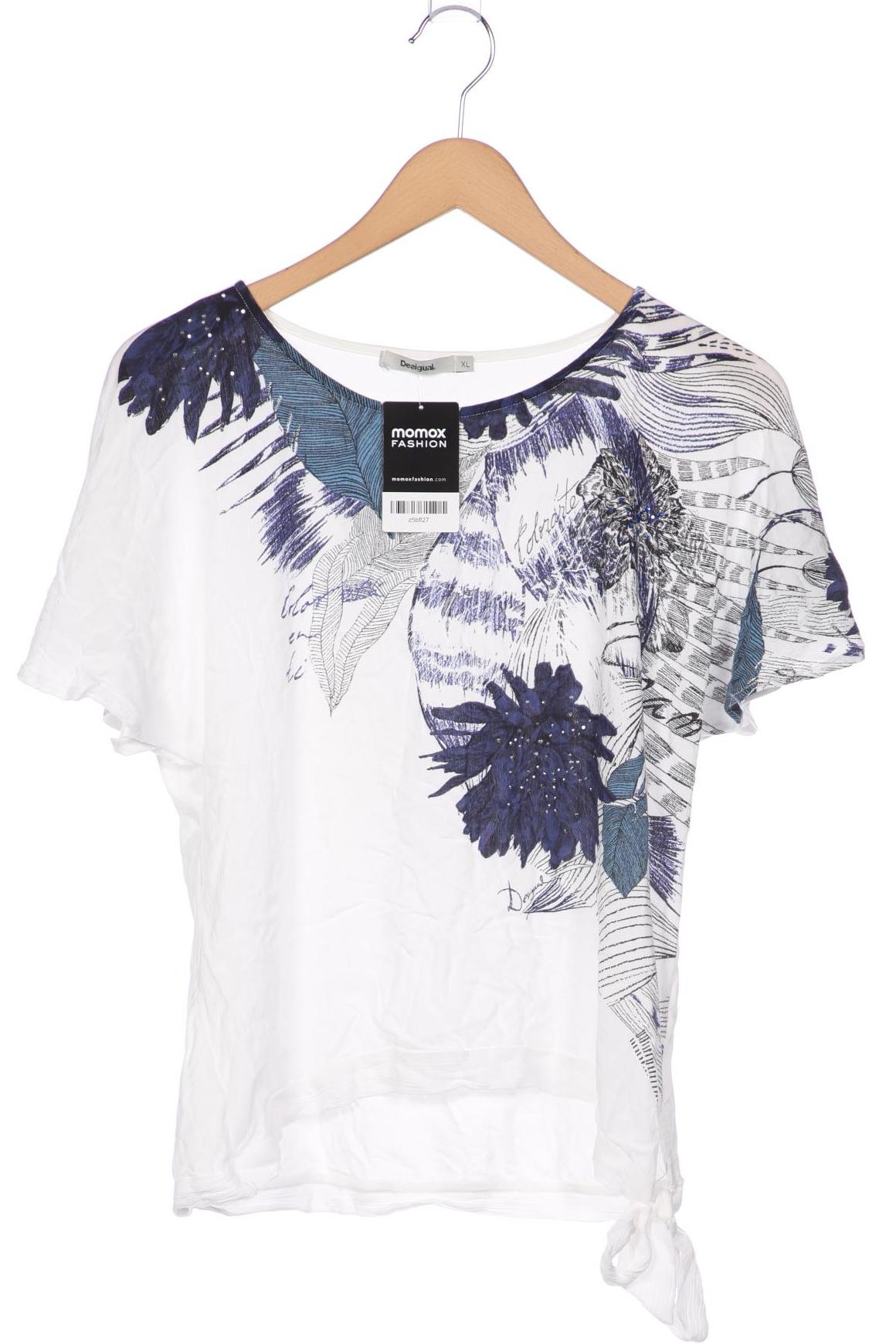 

Desigual Damen T-Shirt, weiß, Gr. 44