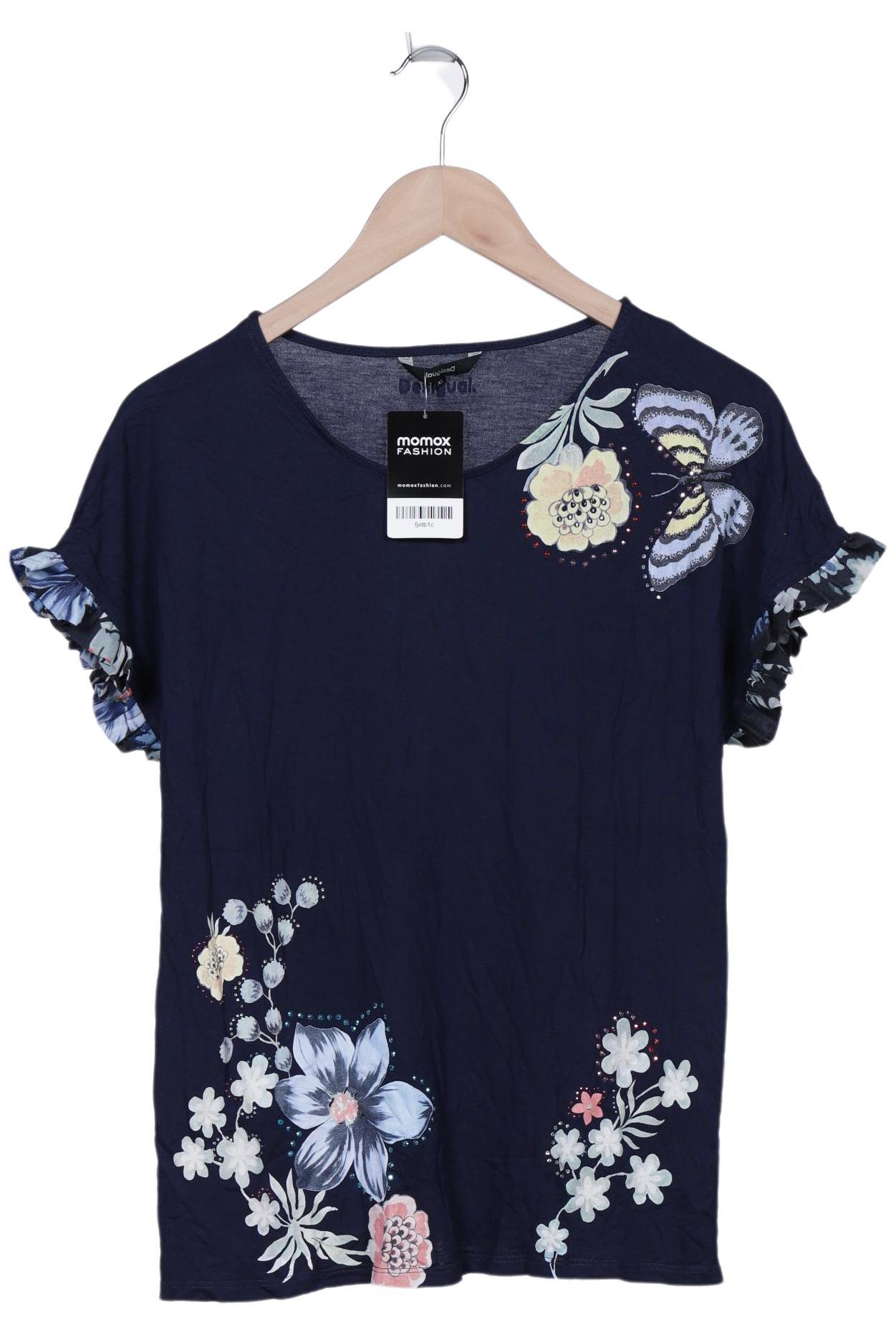

Desigual Damen T-Shirt, marineblau, Gr. 44