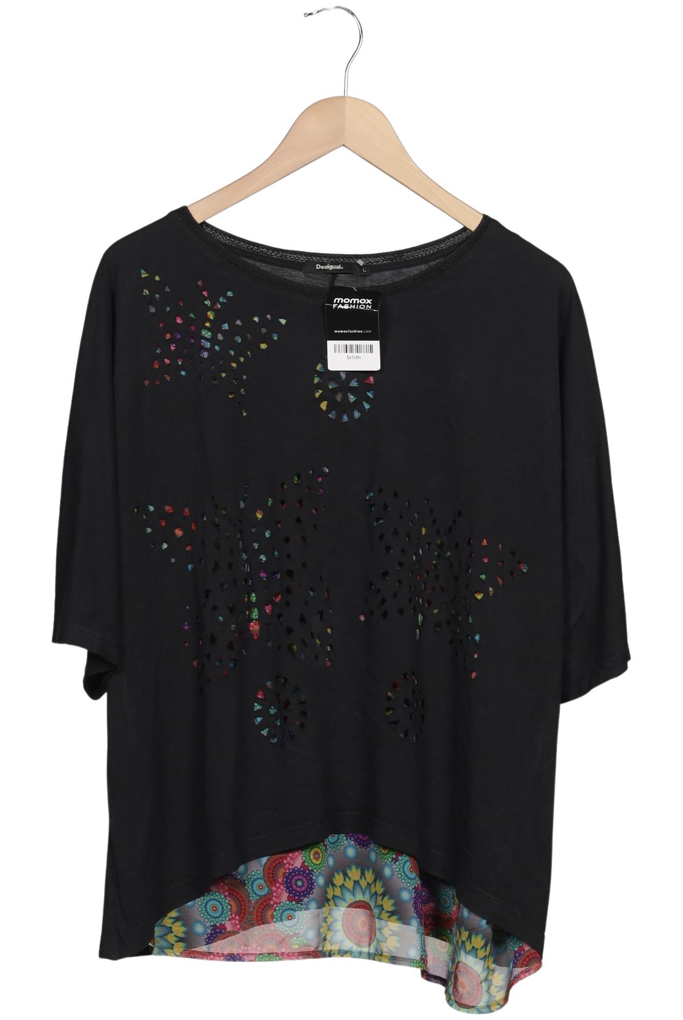

Desigual Damen T-Shirt, schwarz, Gr. 42