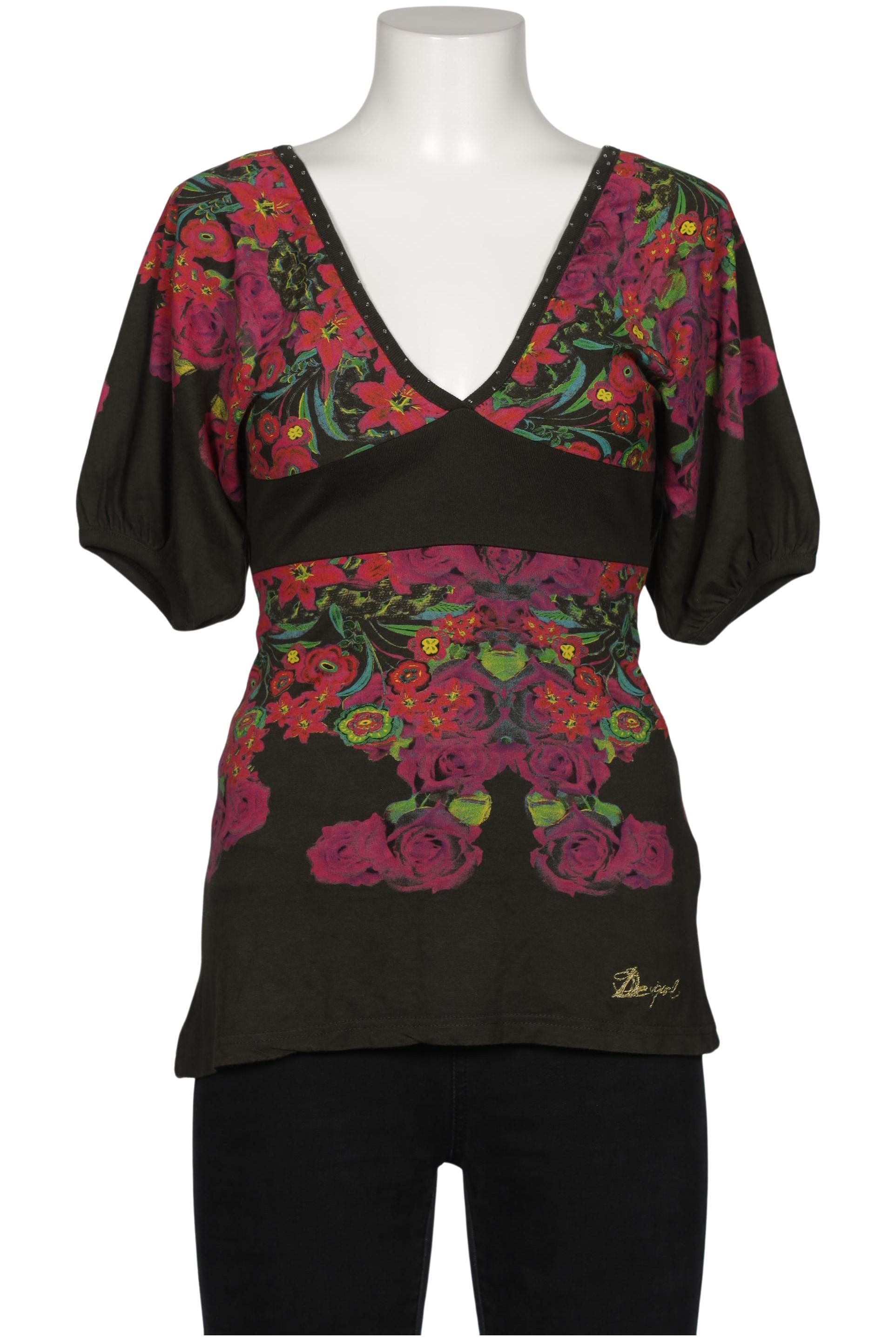 

Desigual Damen T-Shirt, grün, Gr. 38