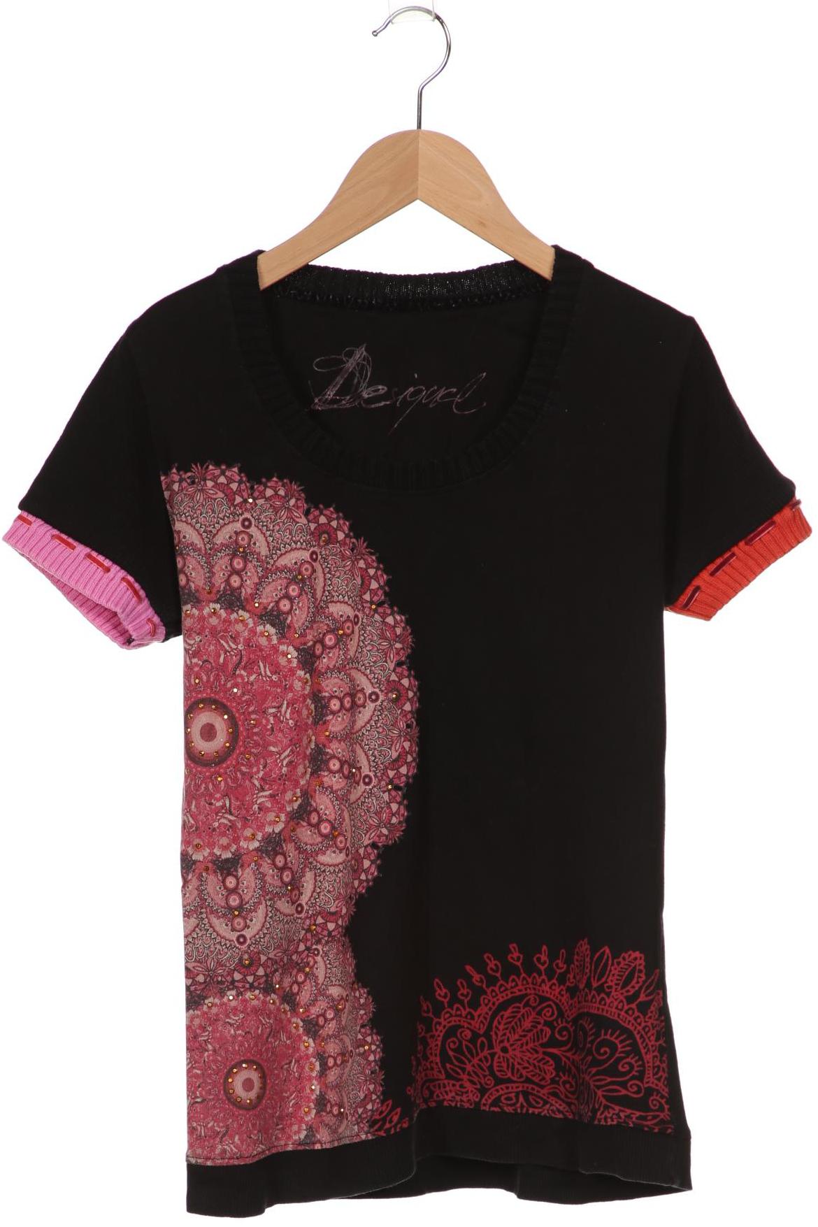 

Desigual Damen T-Shirt, schwarz, Gr. 38