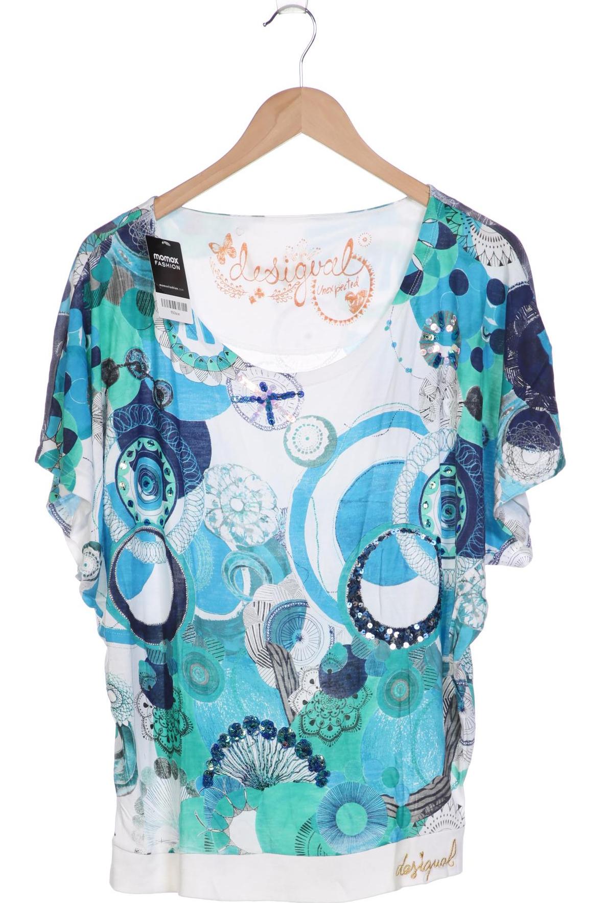 

Desigual Damen T-Shirt, blau, Gr. 42