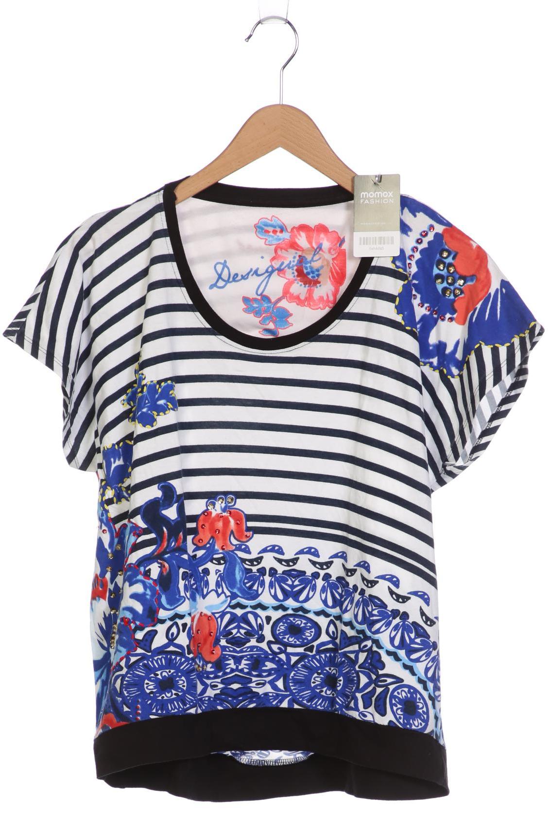

Desigual Damen T-Shirt, blau, Gr. 44