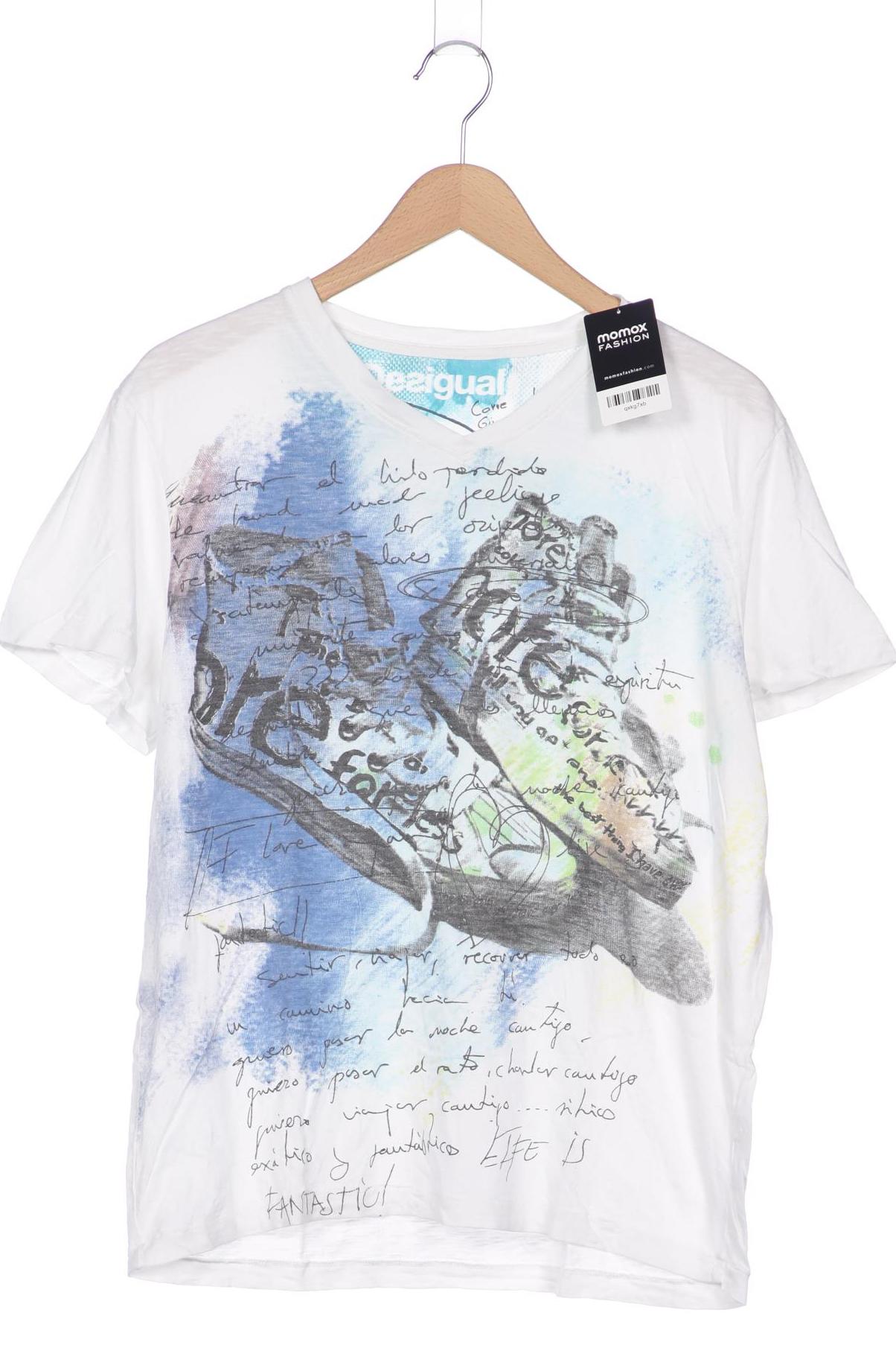 

Desigual Damen T-Shirt, weiß, Gr. 42