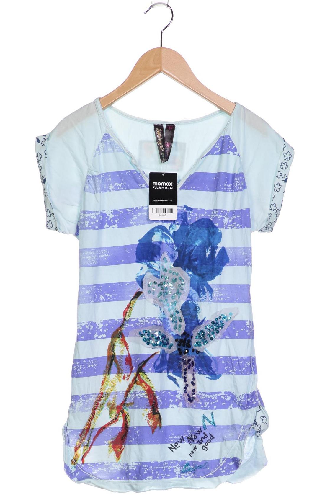 

Desigual Damen T-Shirt, blau, Gr. 36