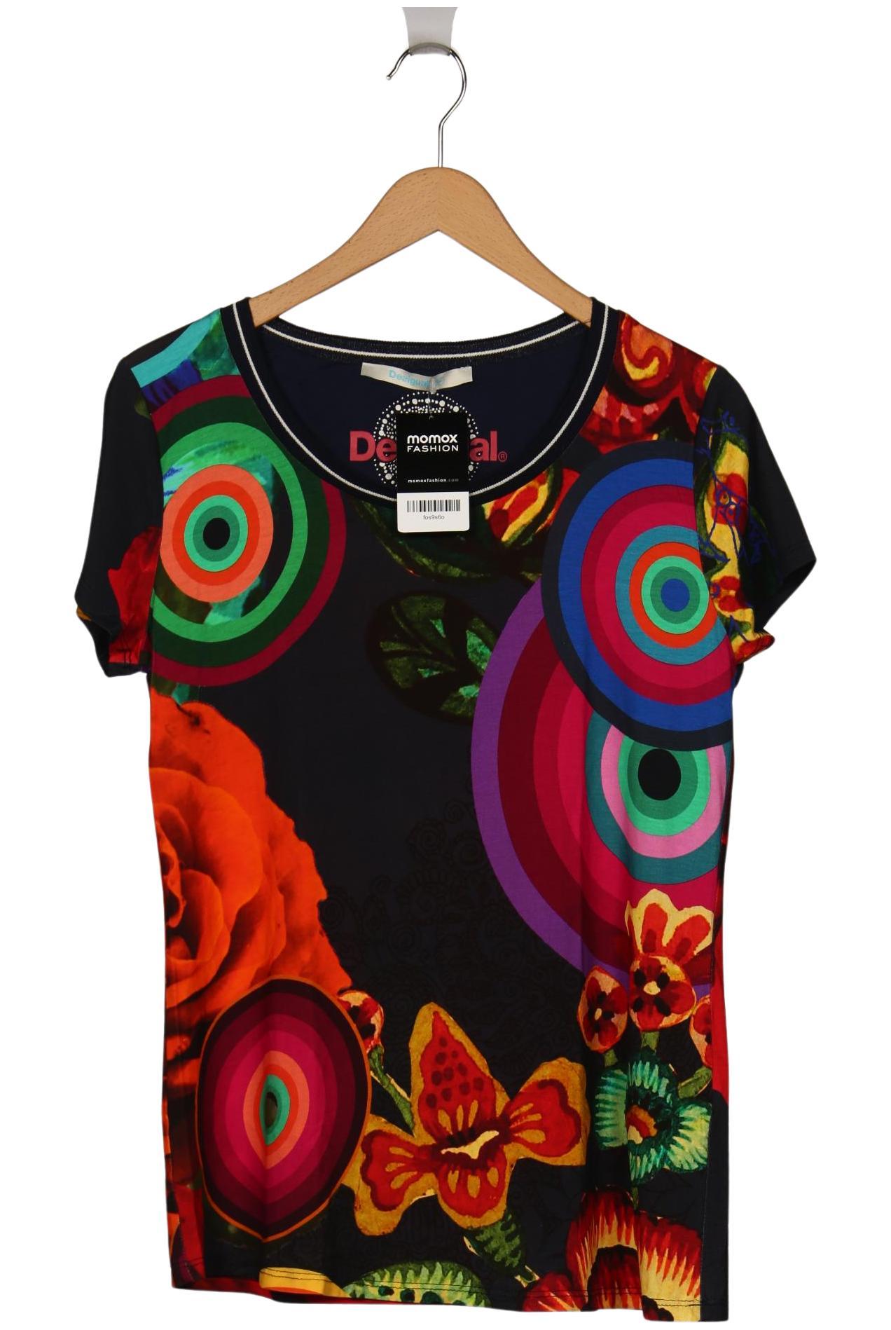 

Desigual Damen T-Shirt, mehrfarbig, Gr. 44