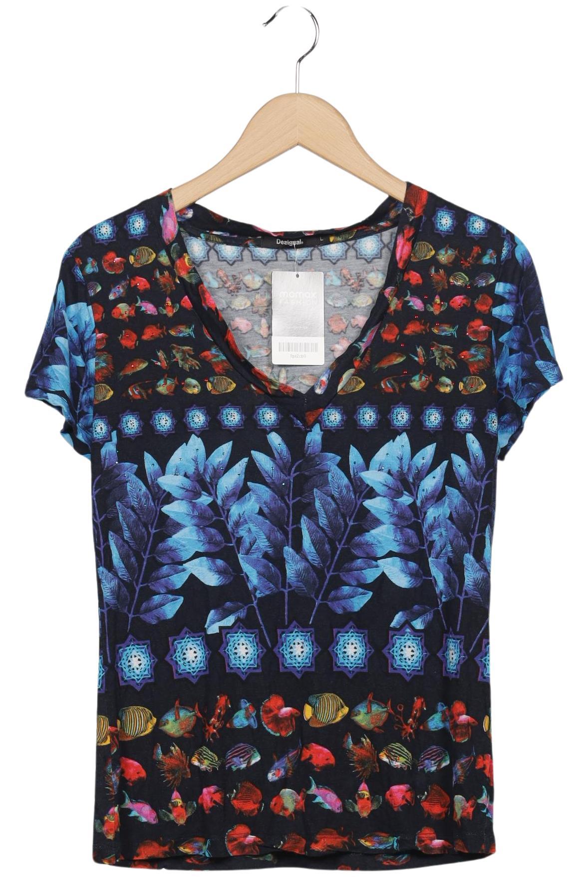 

Desigual Damen T-Shirt, mehrfarbig, Gr. 42