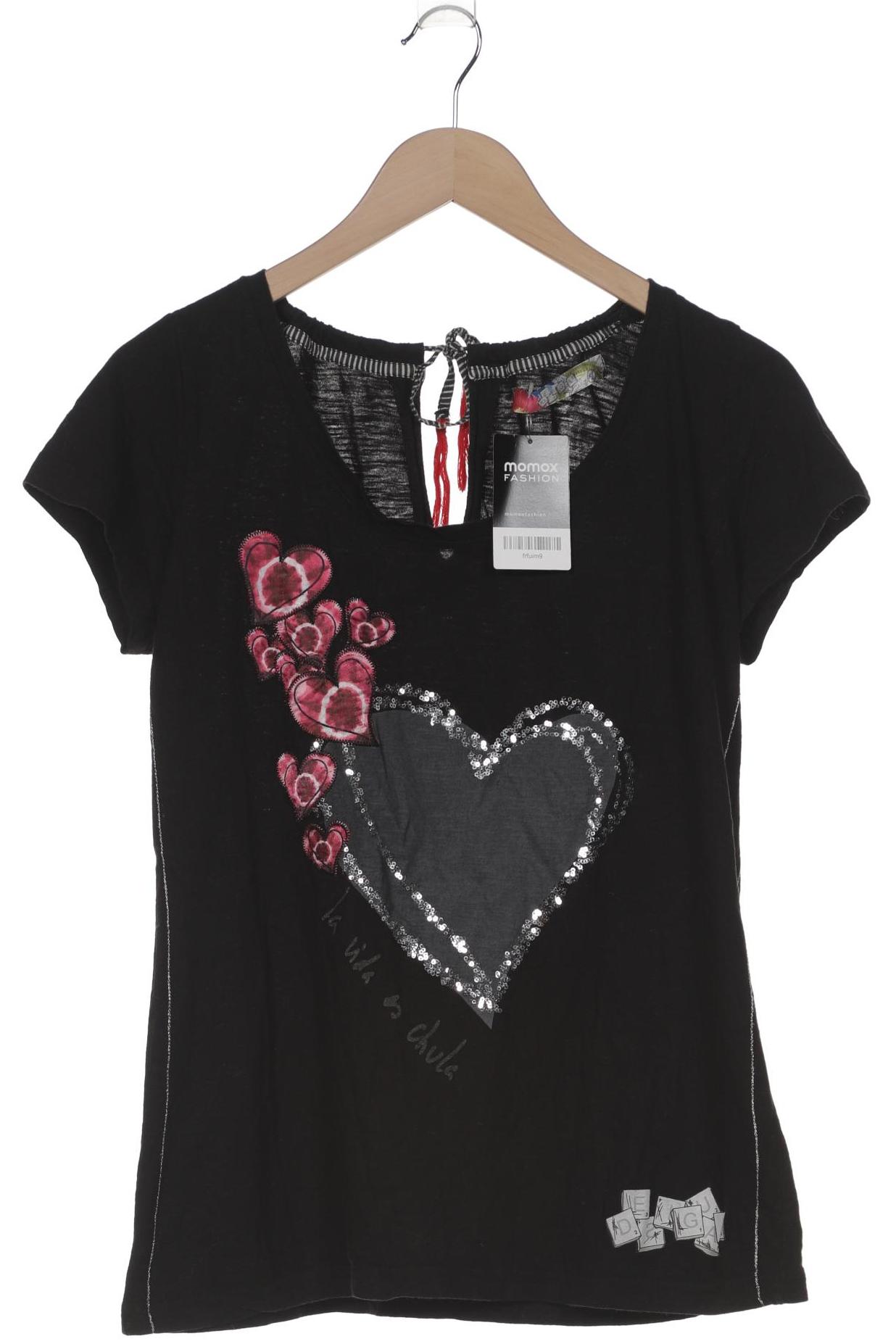 

Desigual Damen T-Shirt, schwarz, Gr. 44