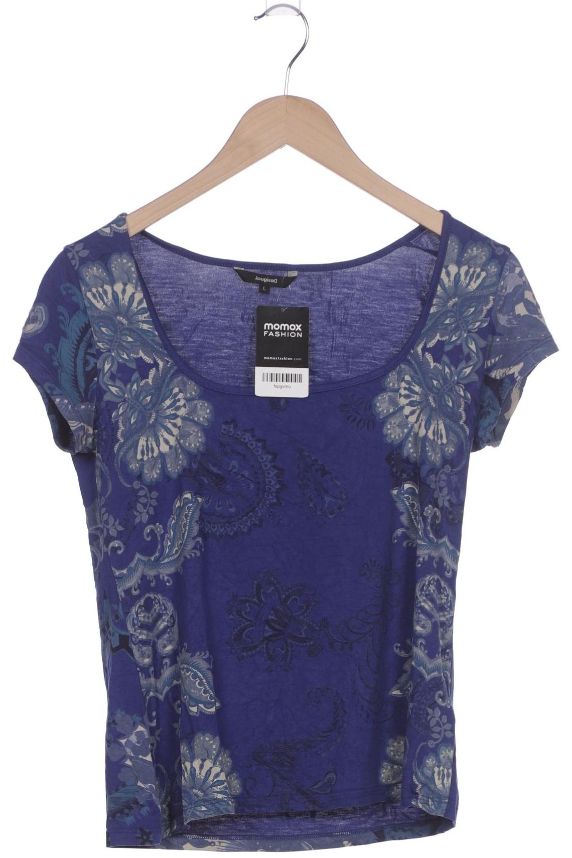 

Desigual Damen T-Shirt, blau, Gr. 42