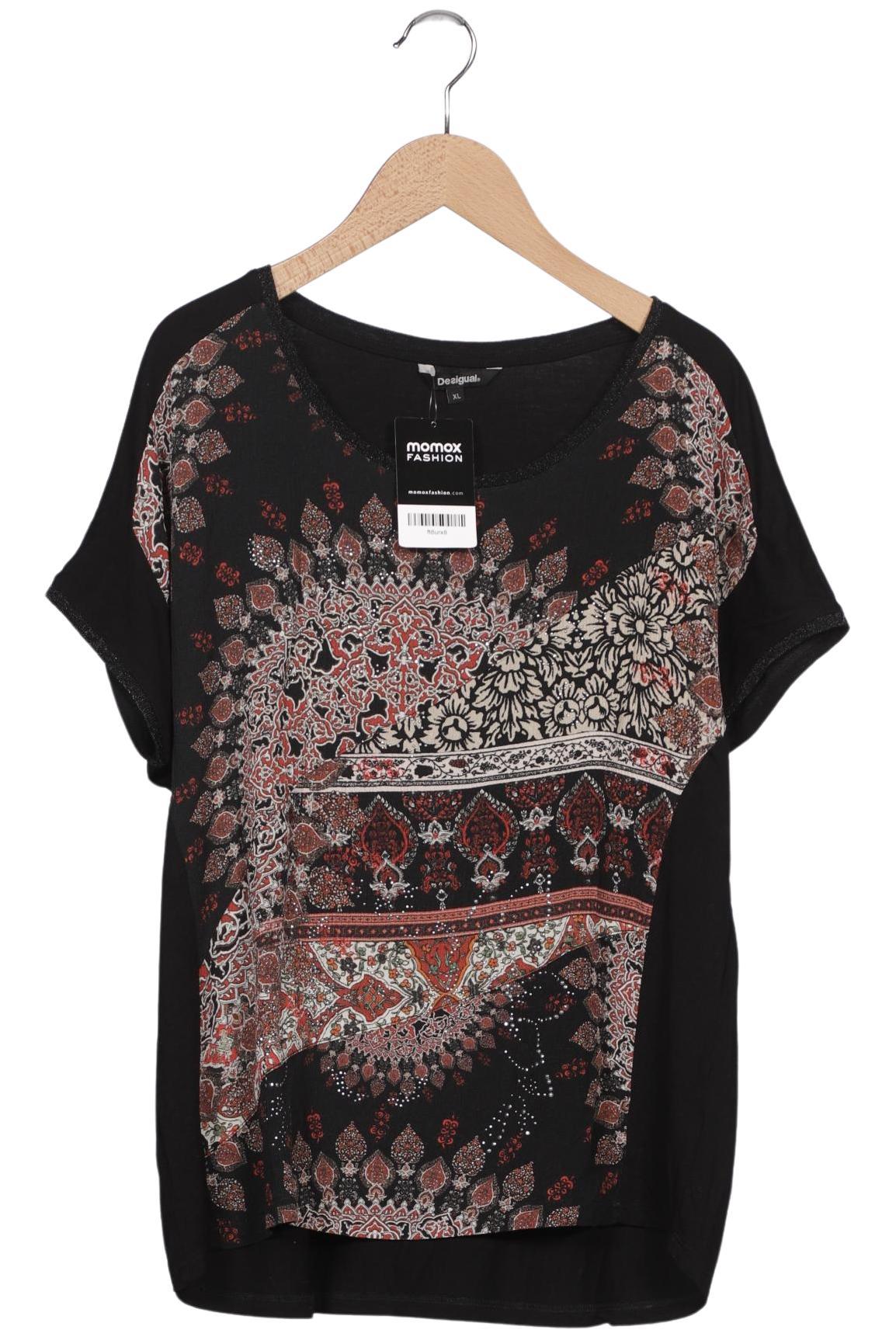 

Desigual Damen T-Shirt, schwarz, Gr. 44