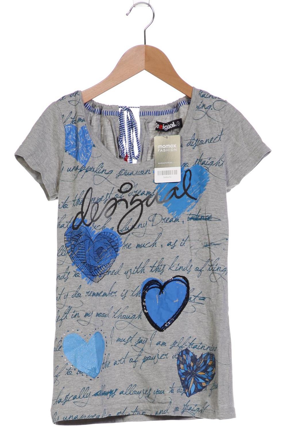 

Desigual Damen T-Shirt, grau, Gr. 36
