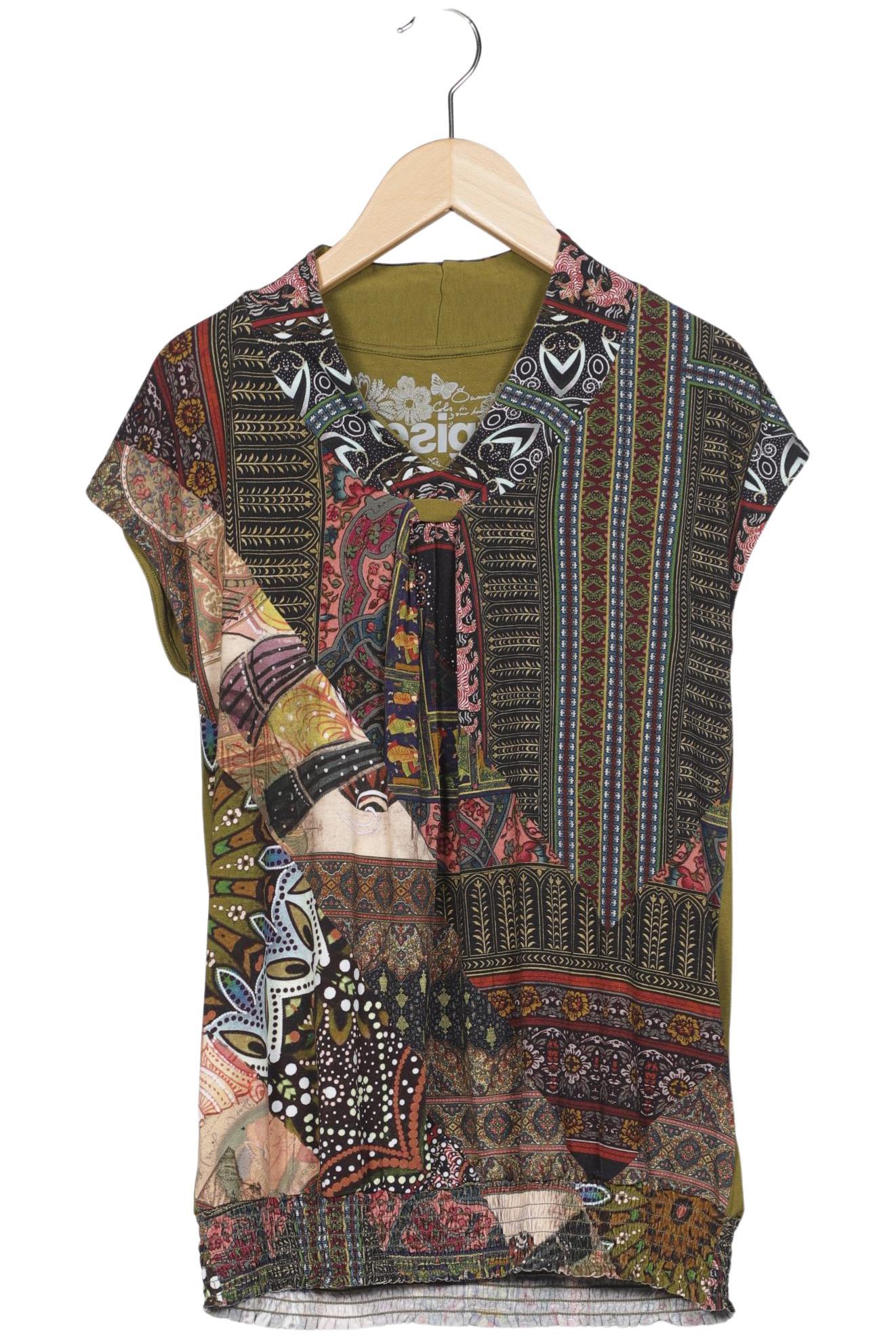 

Desigual Damen T-Shirt, grün, Gr. 36