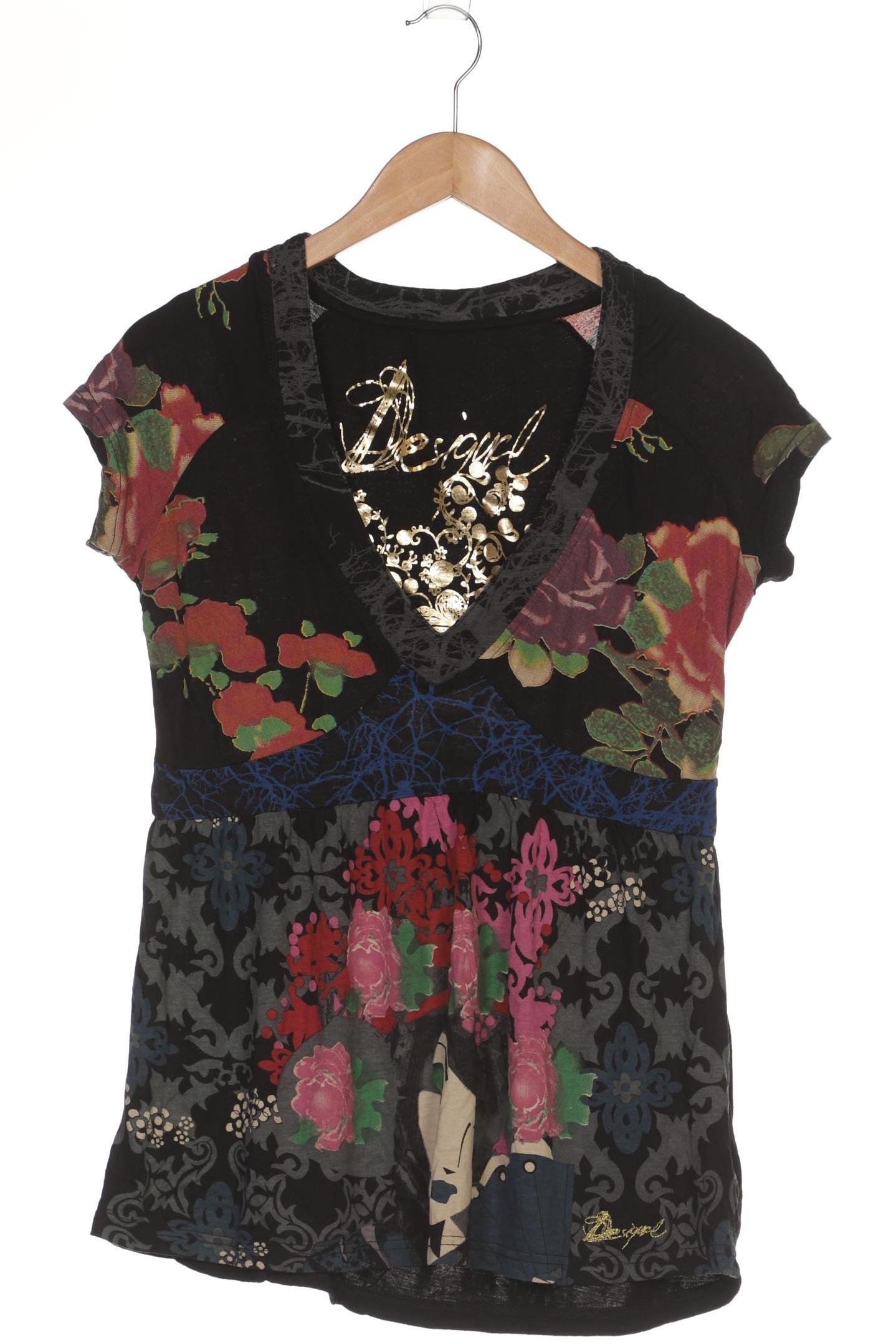 

Desigual Damen T-Shirt, mehrfarbig, Gr. 44