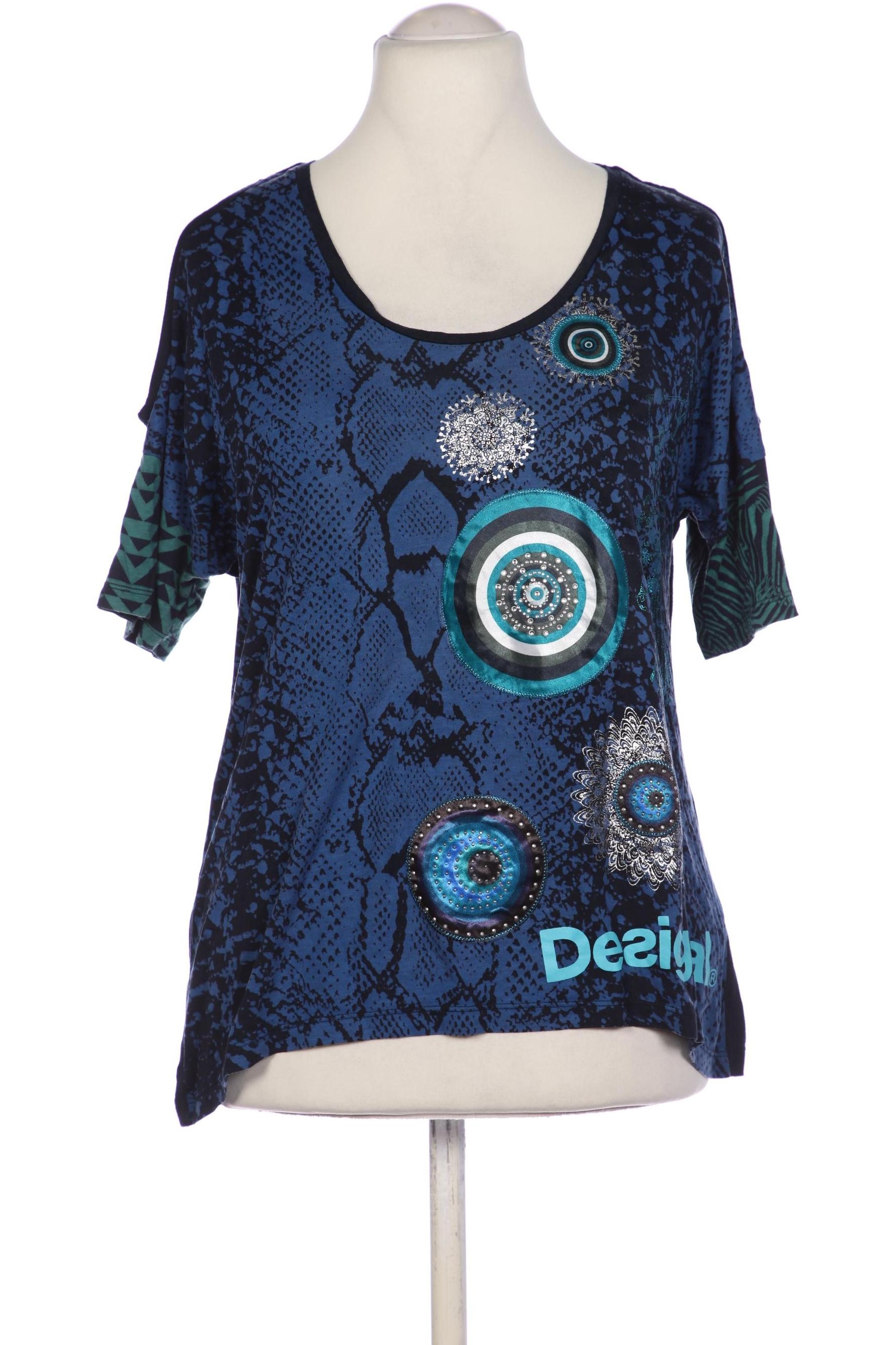 

Desigual Damen T-Shirt, marineblau, Gr. 42