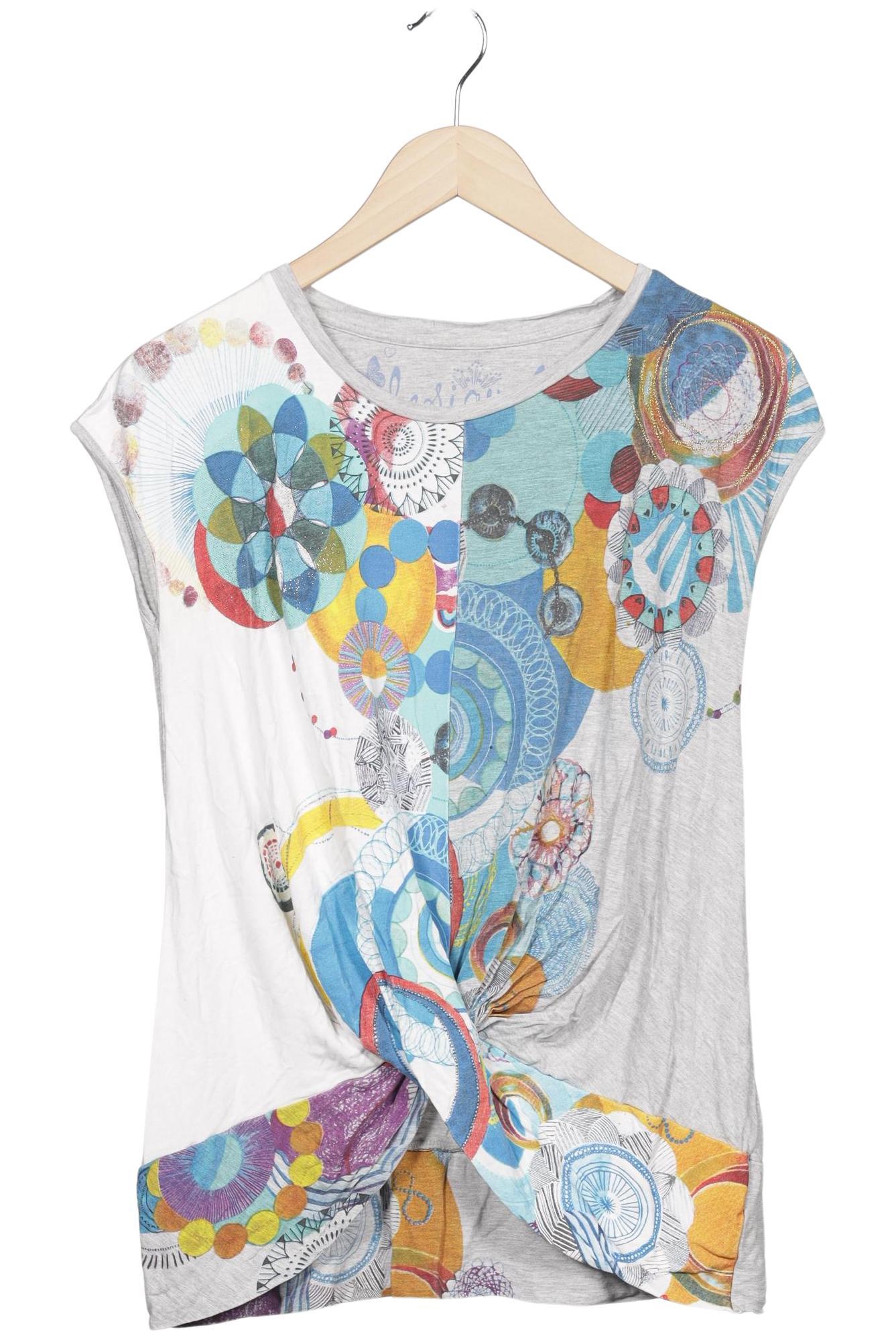 

Desigual Damen T-Shirt, grau, Gr. 42