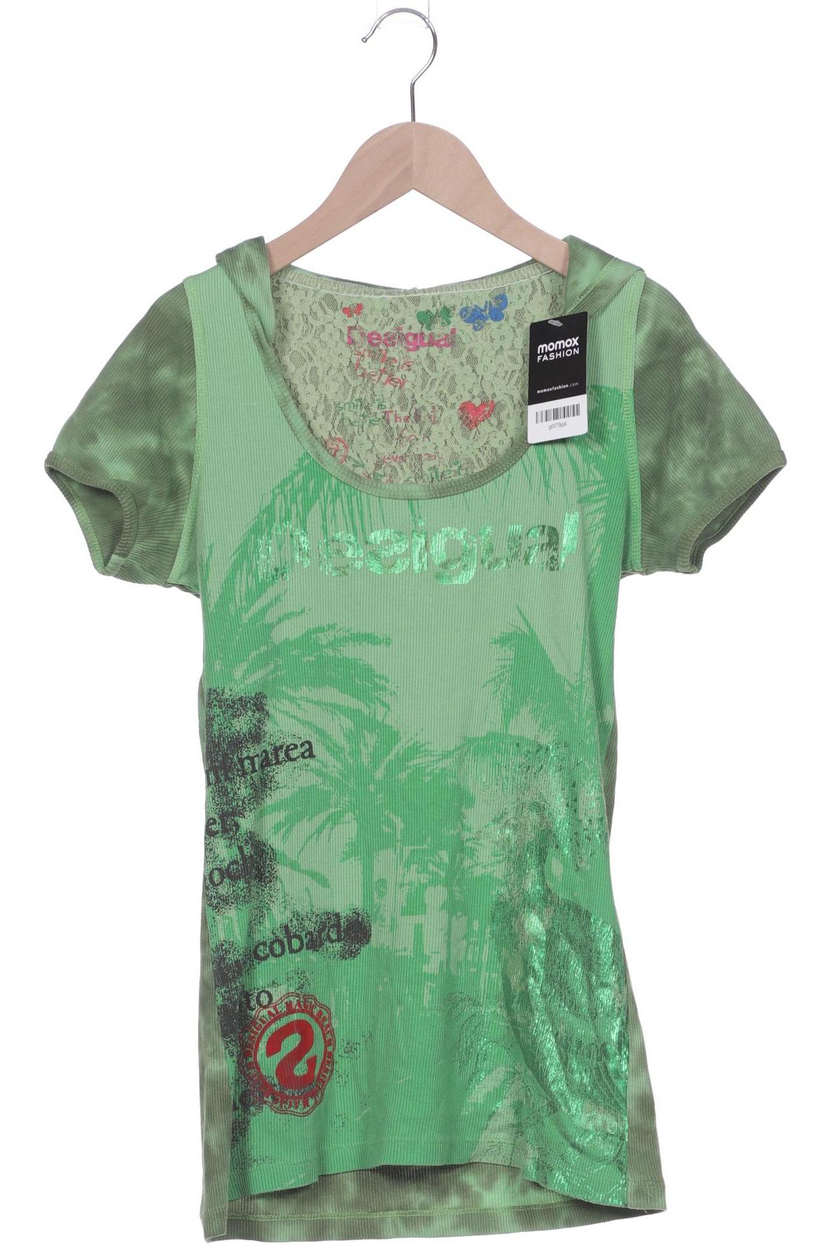 

Desigual Damen T-Shirt, grün, Gr. 42