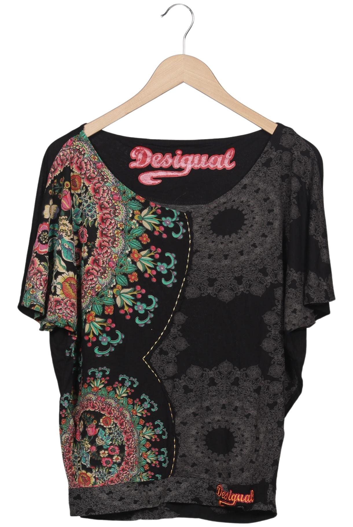 

Desigual Damen T-Shirt, schwarz, Gr. 36
