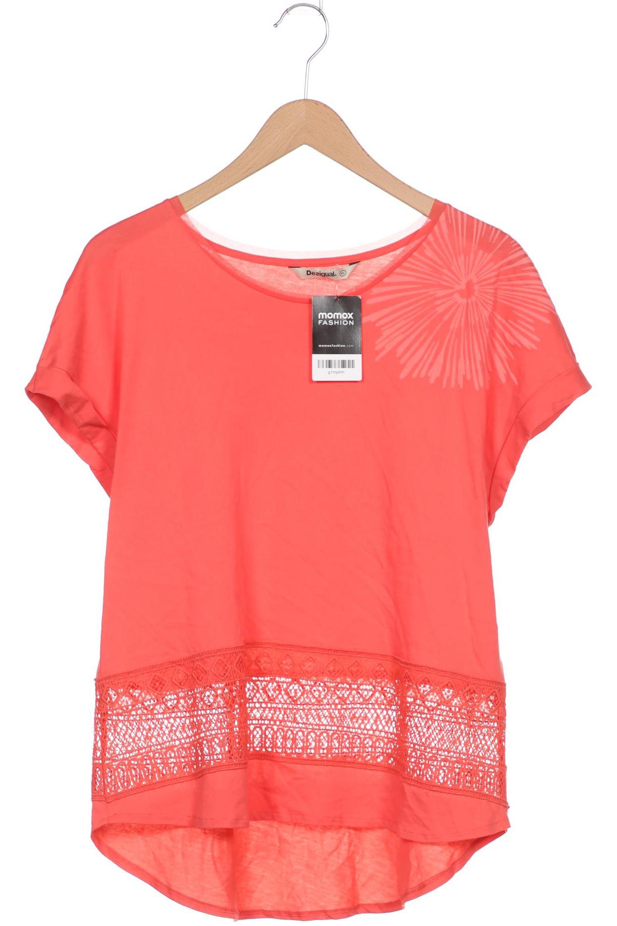 

Desigual Damen T-Shirt, orange, Gr. 44