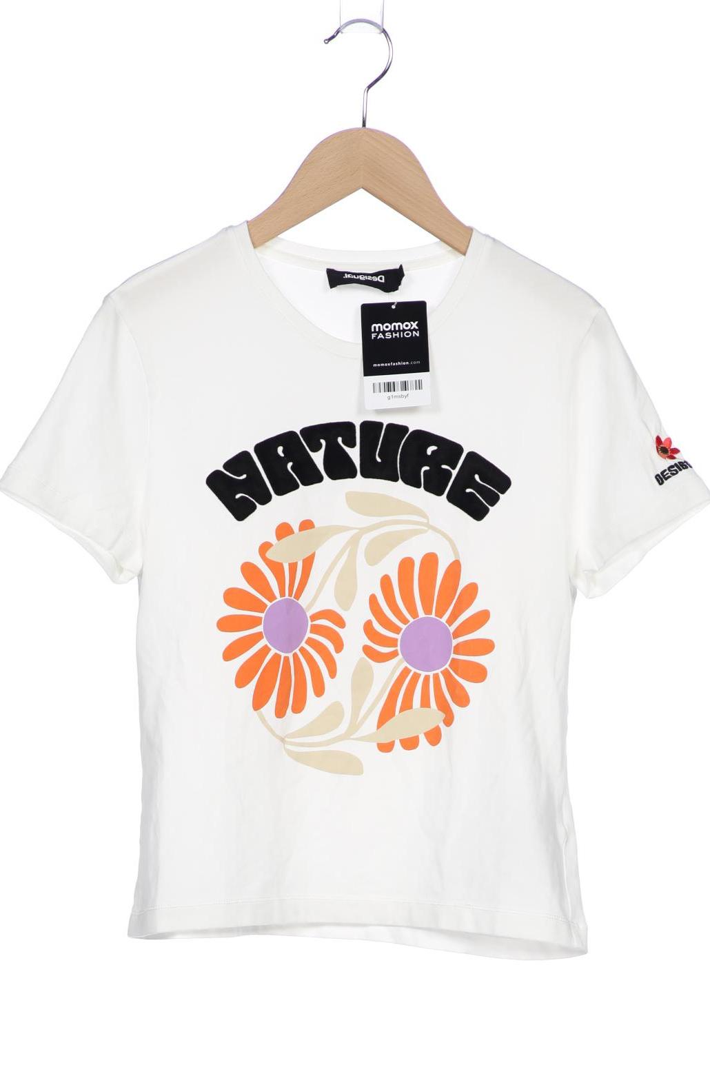

Desigual Damen T-Shirt, weiß, Gr. 42