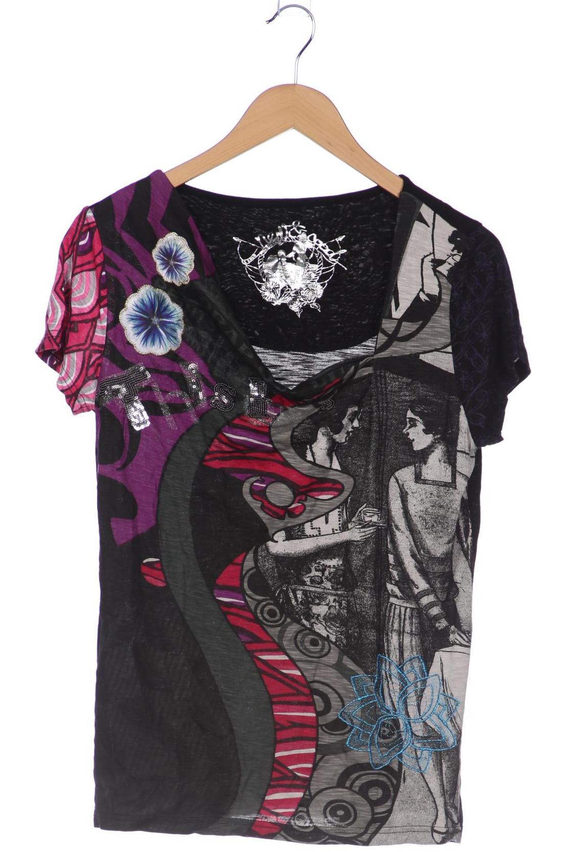 

Desigual Damen T-Shirt, mehrfarbig, Gr. 44