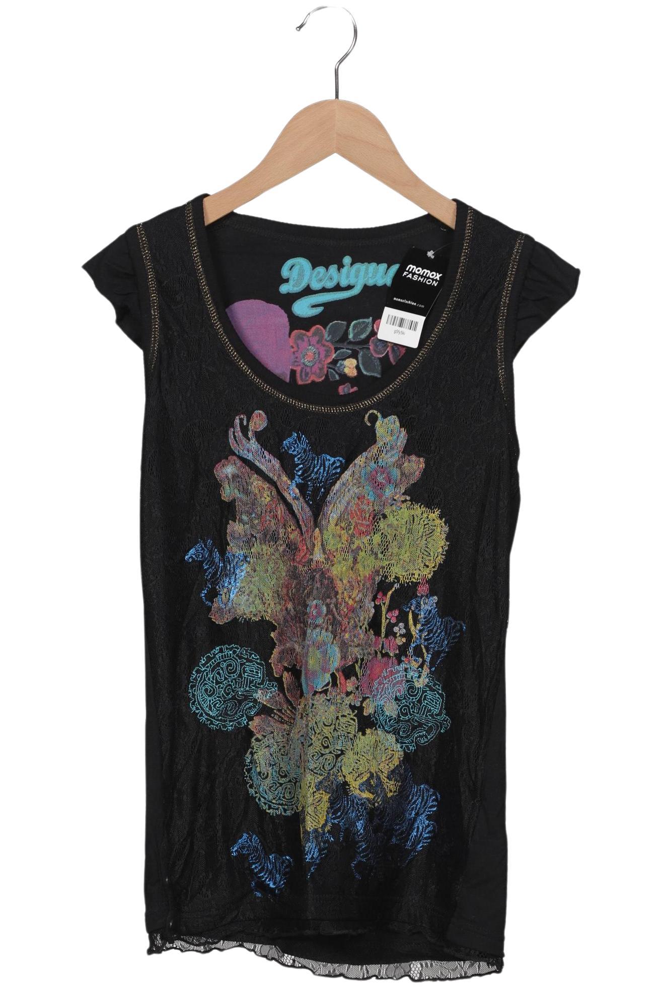 

Desigual Damen T-Shirt, schwarz, Gr. 42