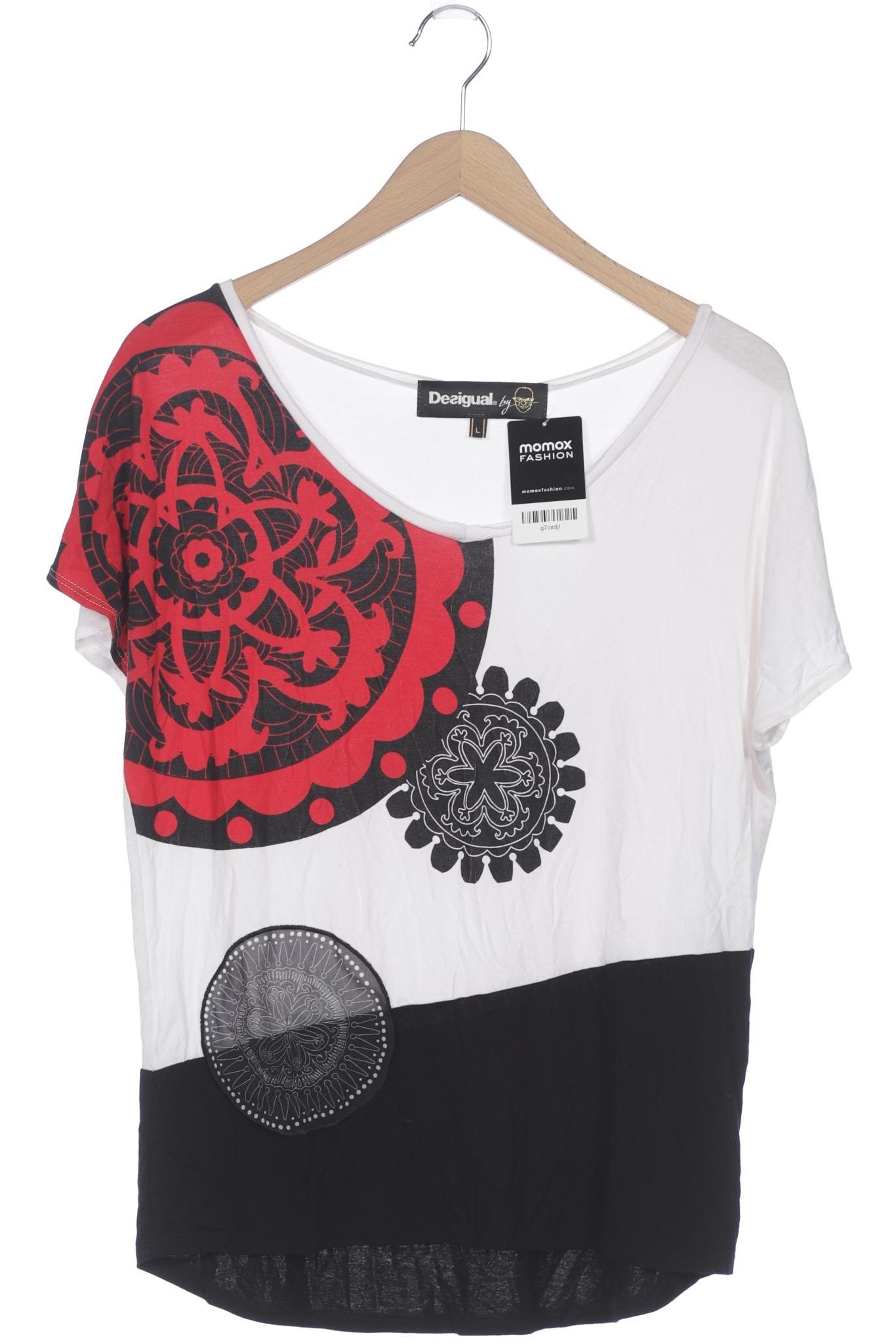 

Desigual Damen T-Shirt, weiß, Gr. 42
