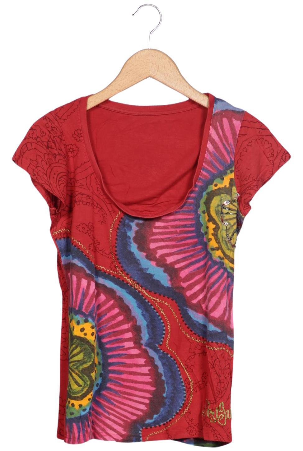 

Desigual Damen T-Shirt, rot, Gr. 38