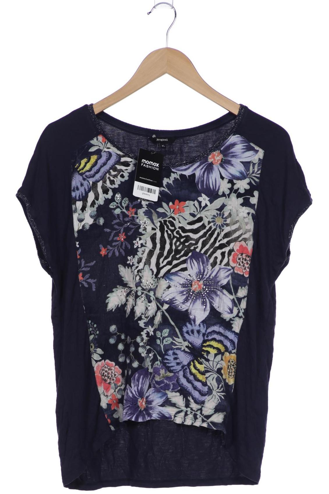 

Desigual Damen T-Shirt, marineblau, Gr. 44