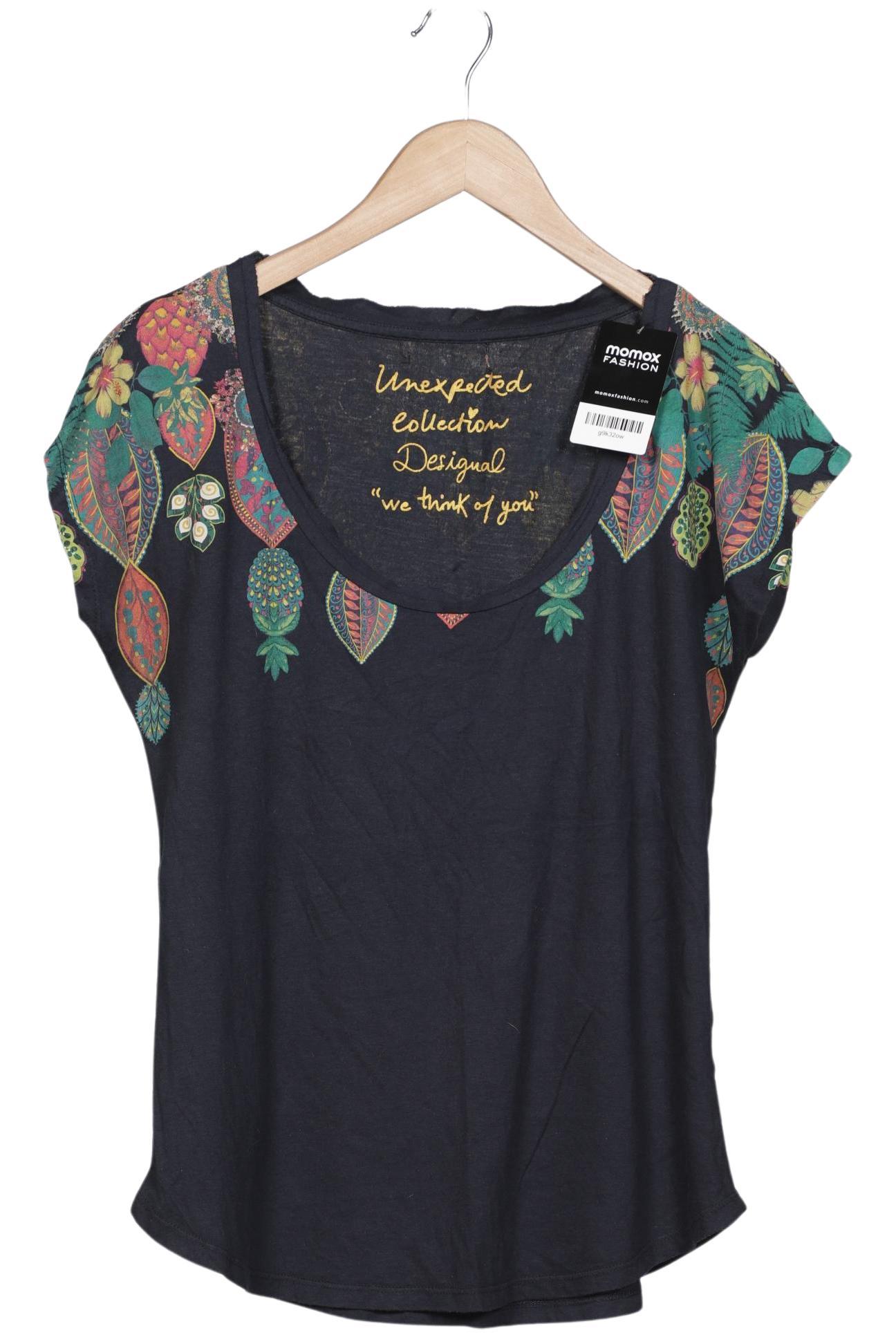 

Desigual Damen T-Shirt, marineblau, Gr. 38