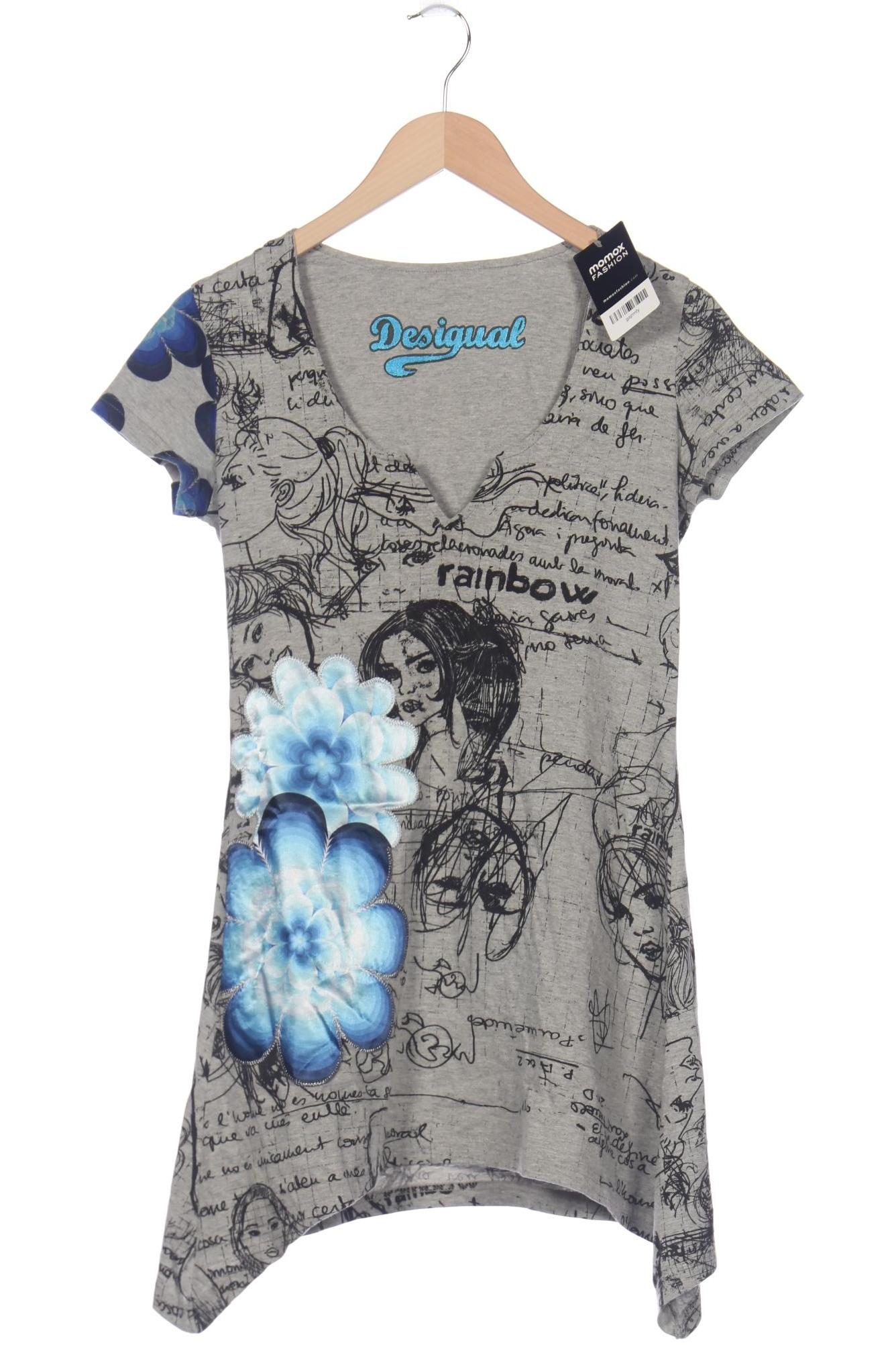 

Desigual Damen T-Shirt, grau, Gr. 38