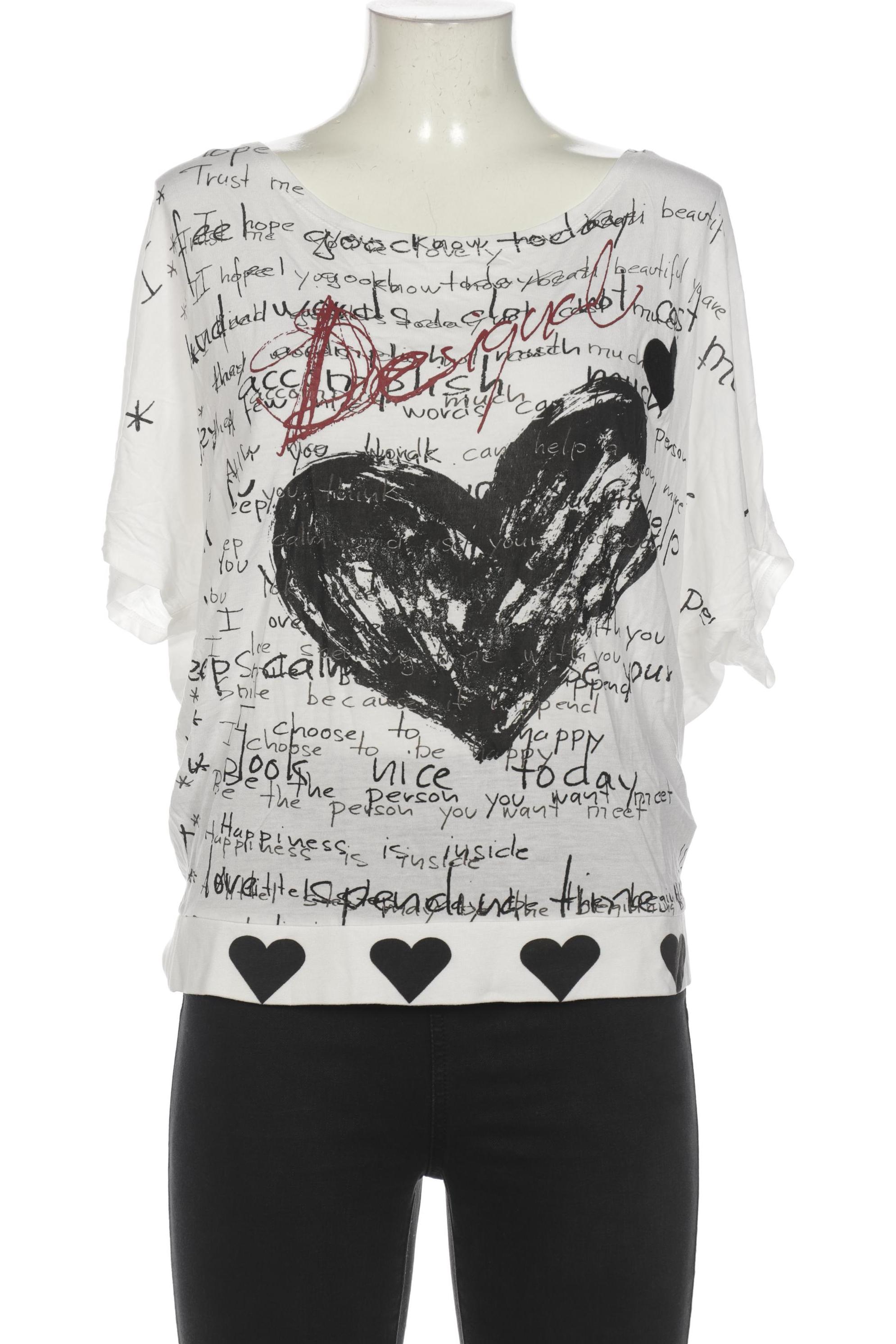 

Desigual Damen T-Shirt, weiß, Gr. 42