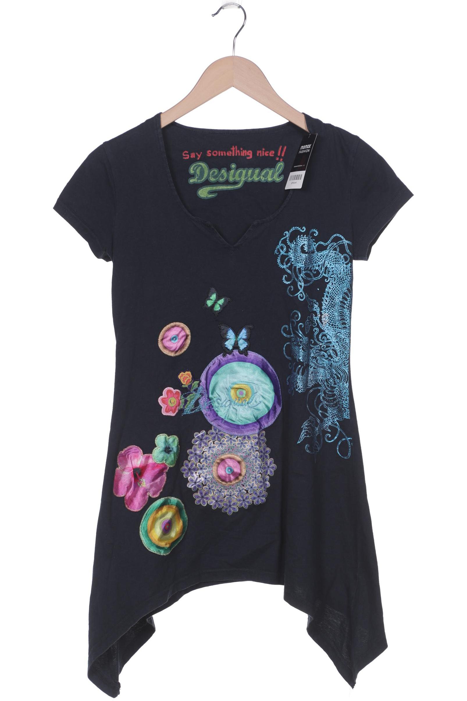

Desigual Damen T-Shirt, marineblau, Gr. 36
